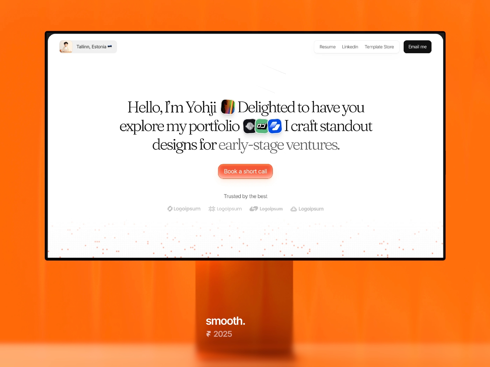 Screenshot of Smooth website