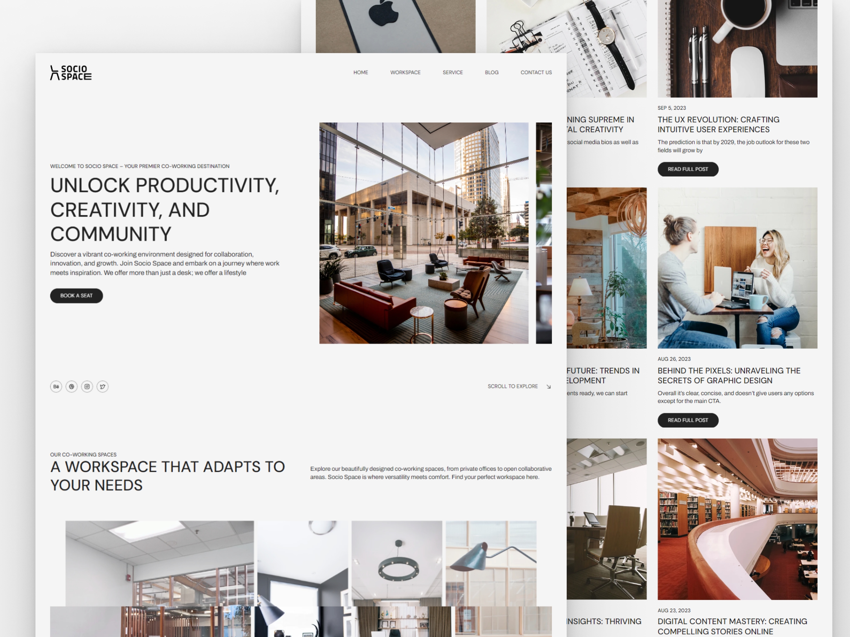 Screenshot 2 of Socio space coworking space service