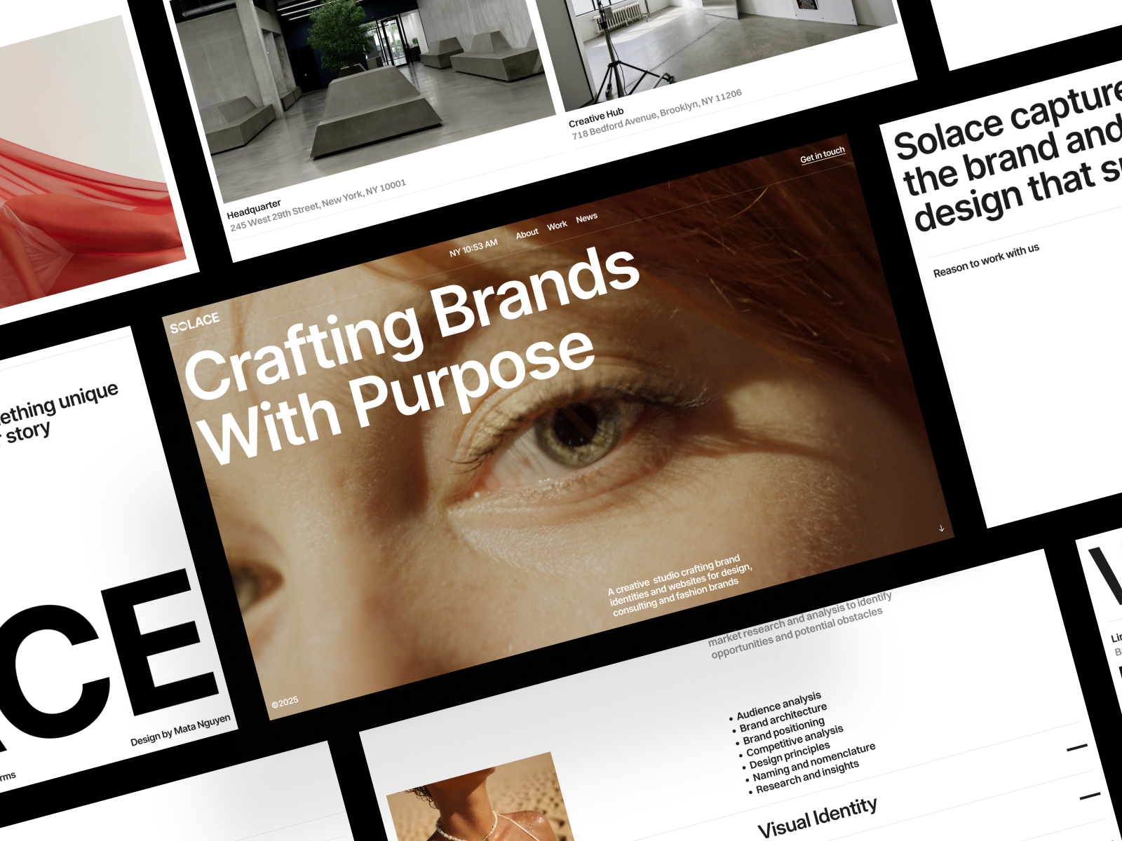 Screenshot of Solace a website