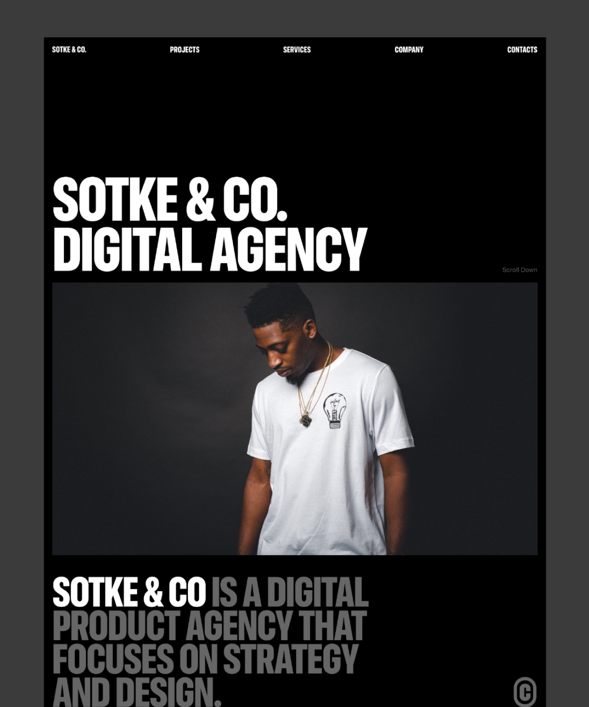 Screenshot of Sotke co website