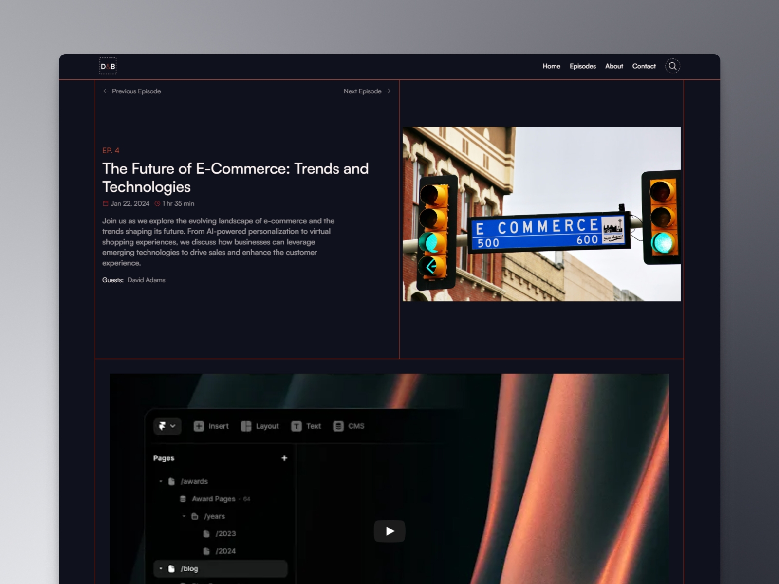 Screenshot 2 of Soundcheck podcast template