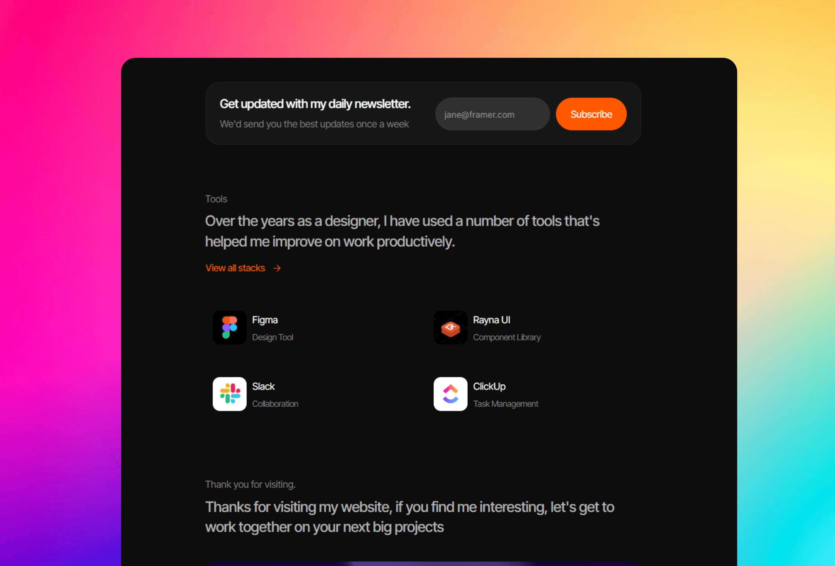 Screenshot 4 of Stackfolio