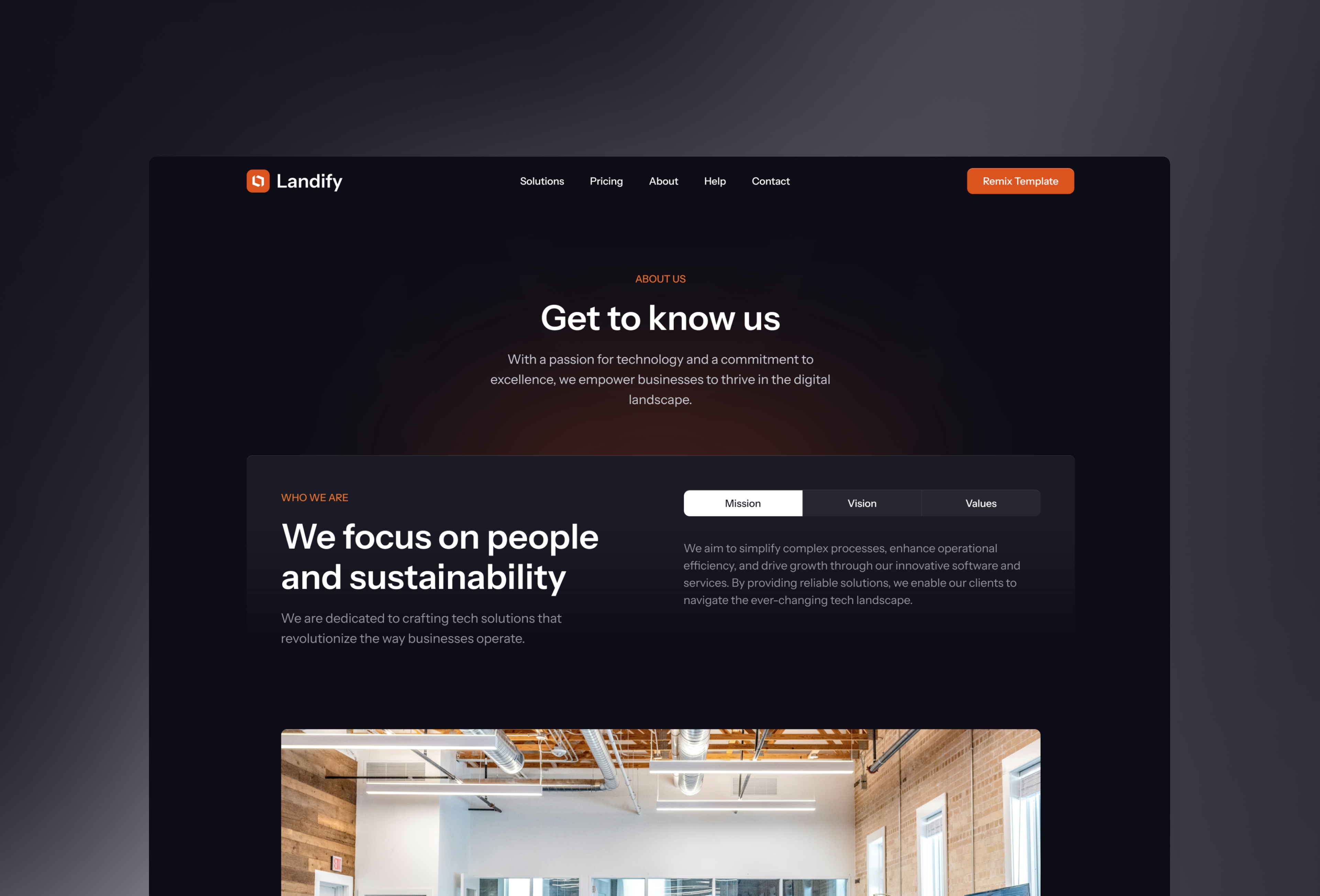Screenshot 3 of Startify framer template for startups