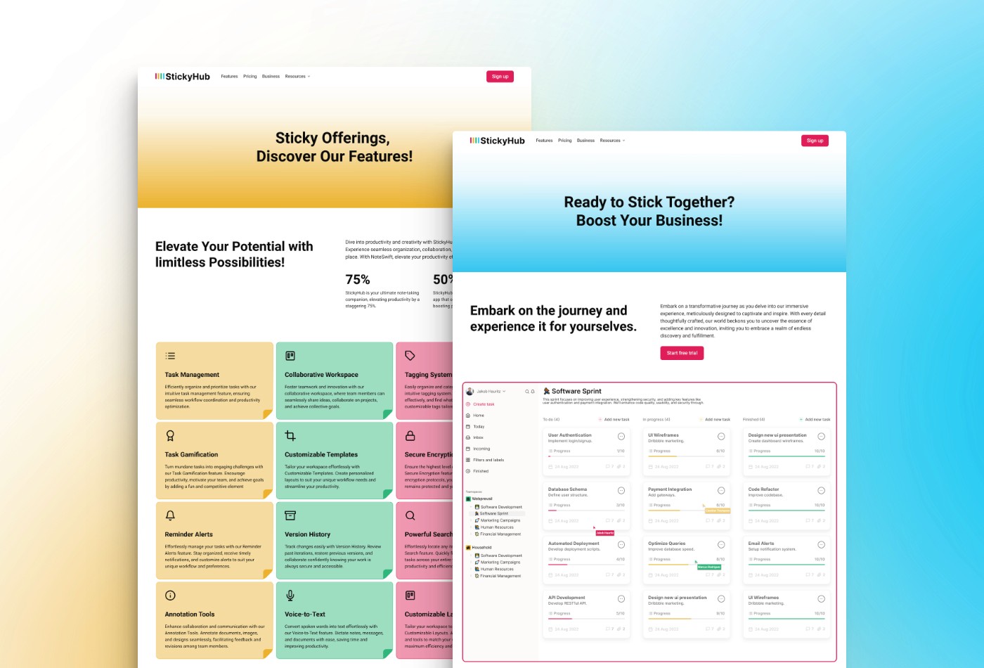 Screenshot 3 of Stickyhub