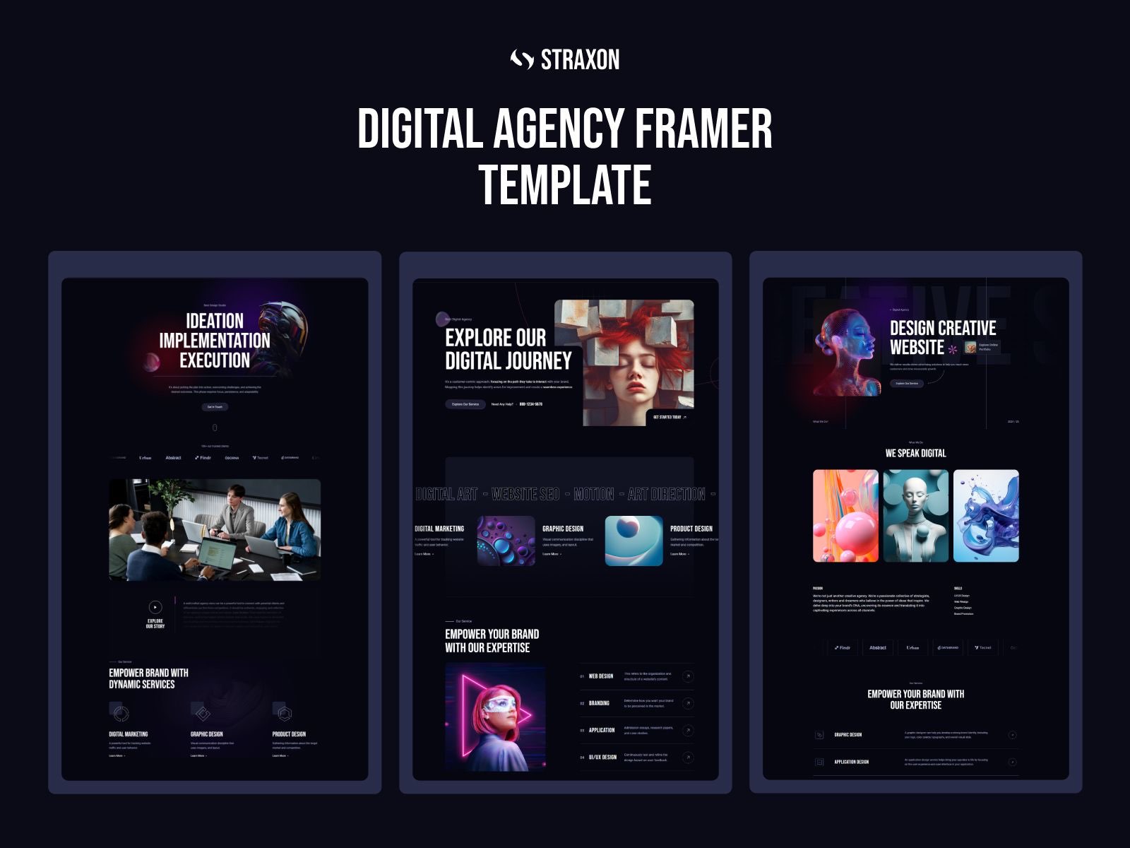 Screenshot of Straxon website