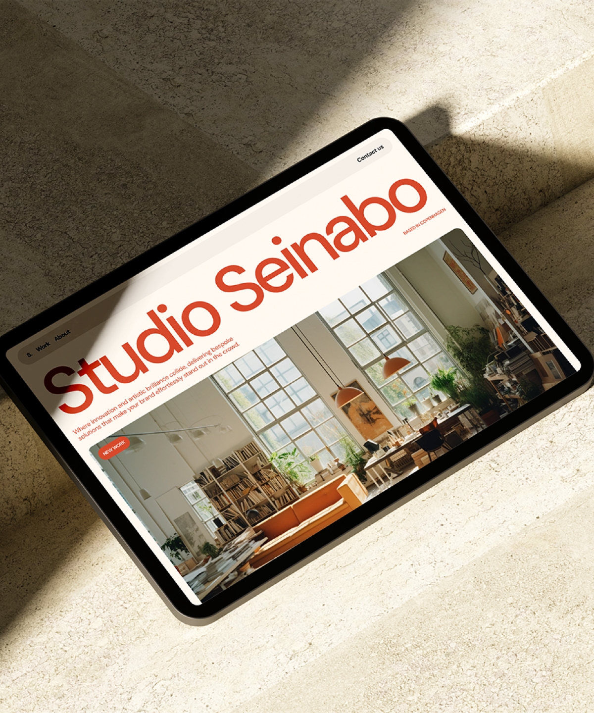 Screenshot of Studio seinabo website