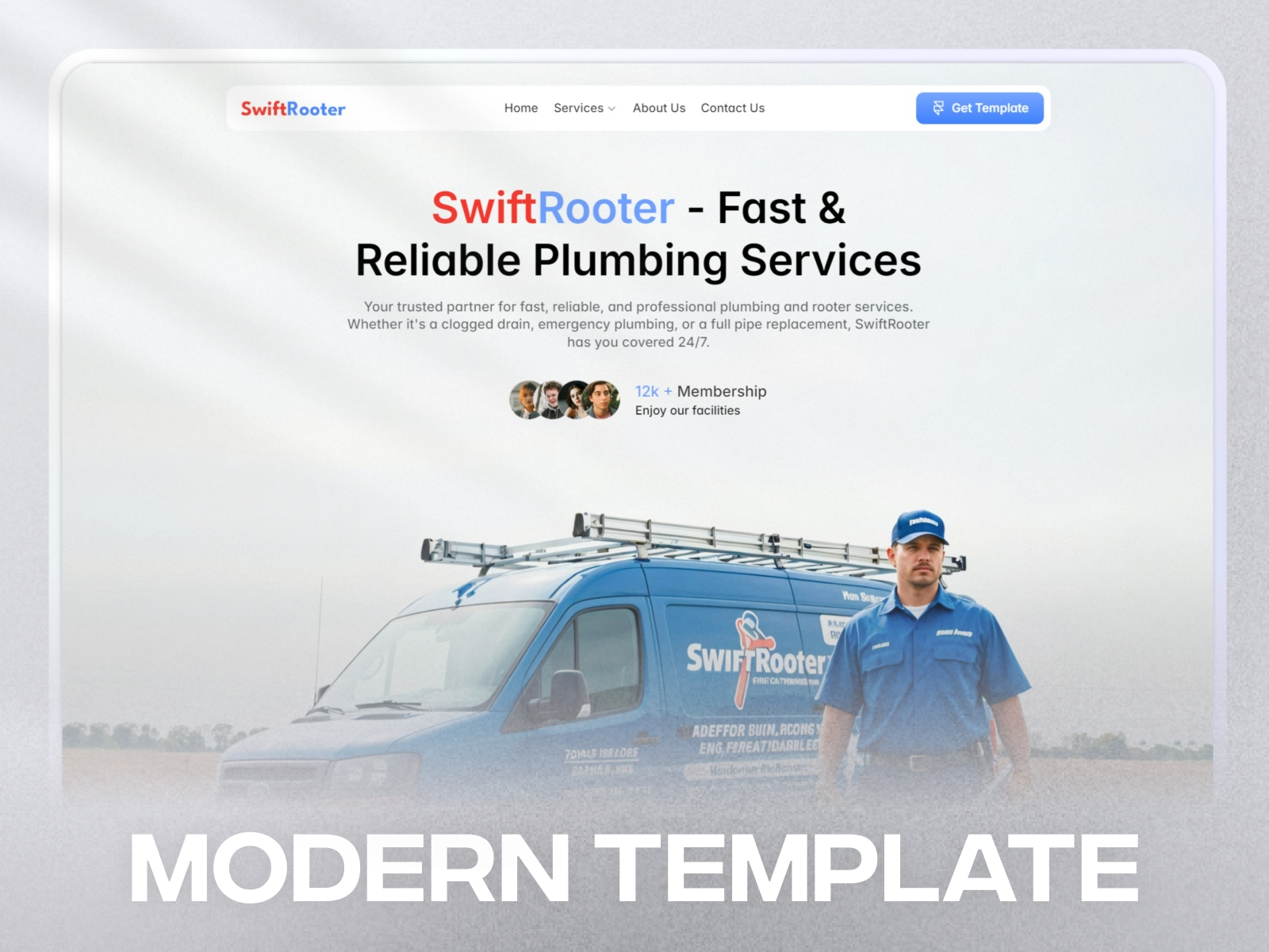 Screenshot of Swiftrooter website