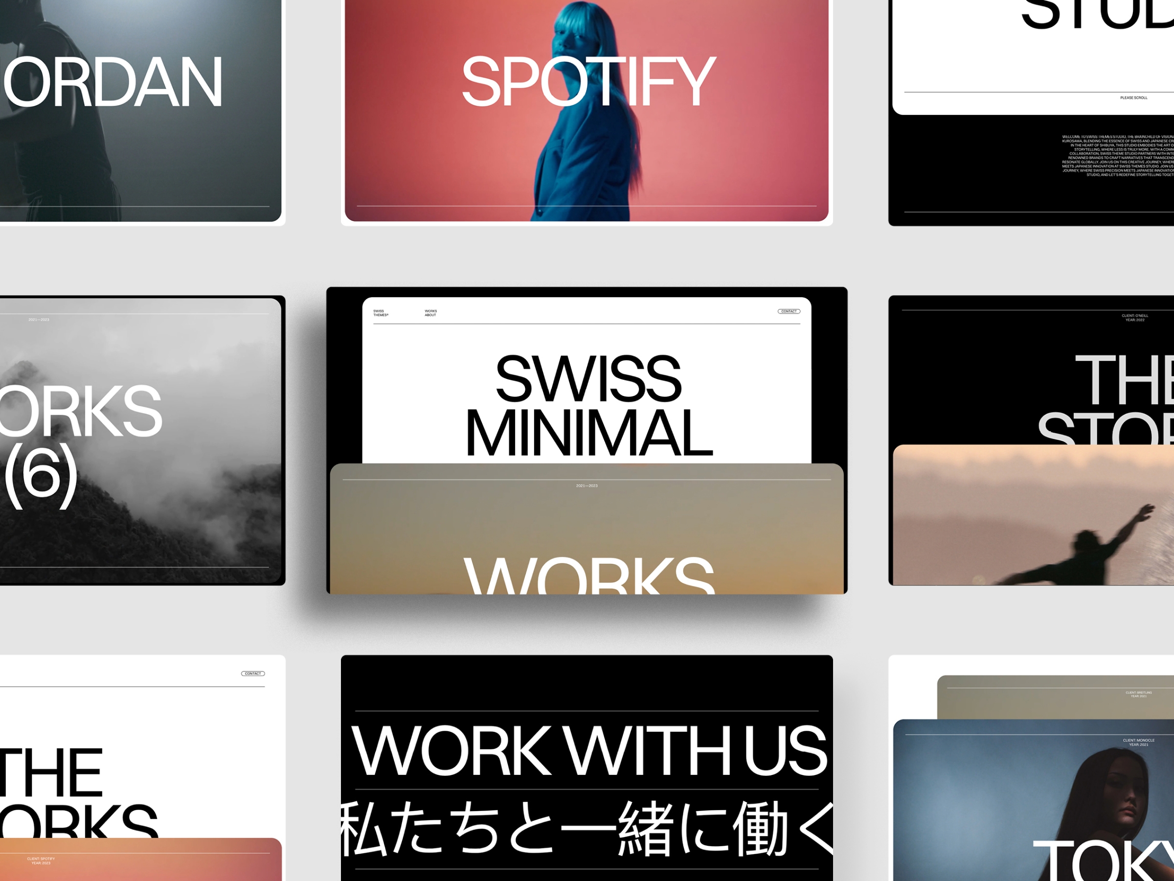 Screenshot of Swissminimal website