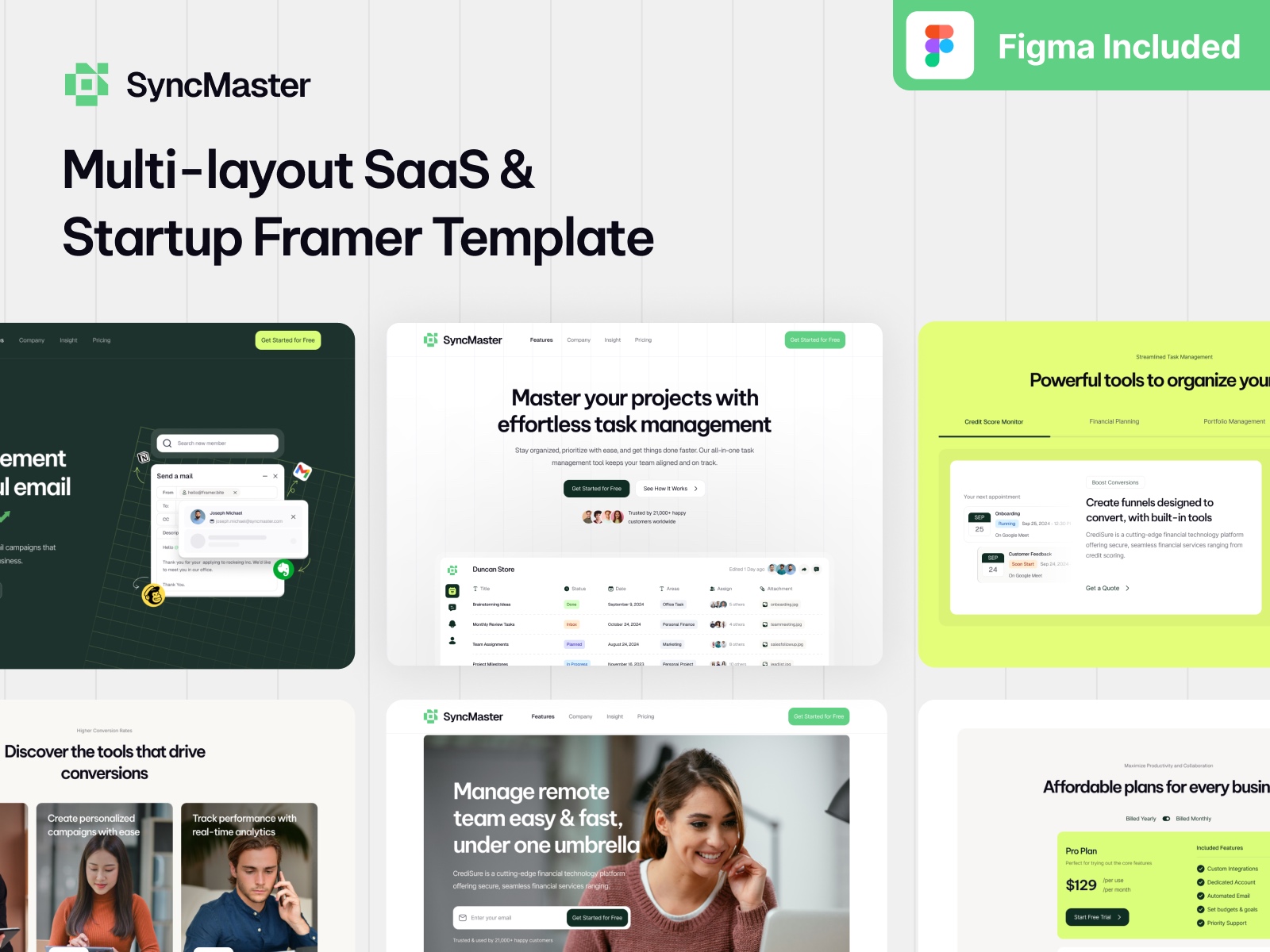 Screenshot of Syncmaster website