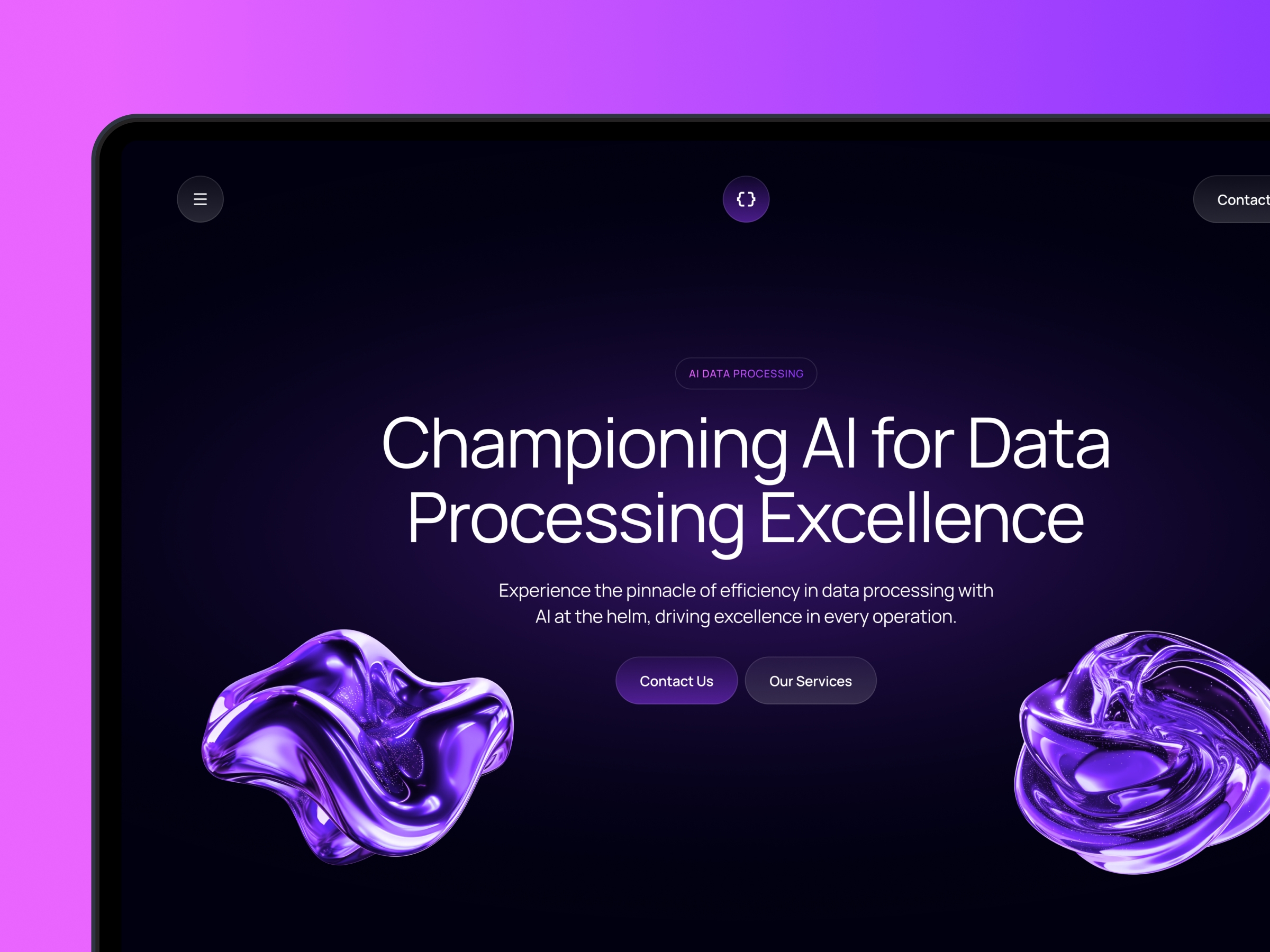 Screenshot of Synthetix website