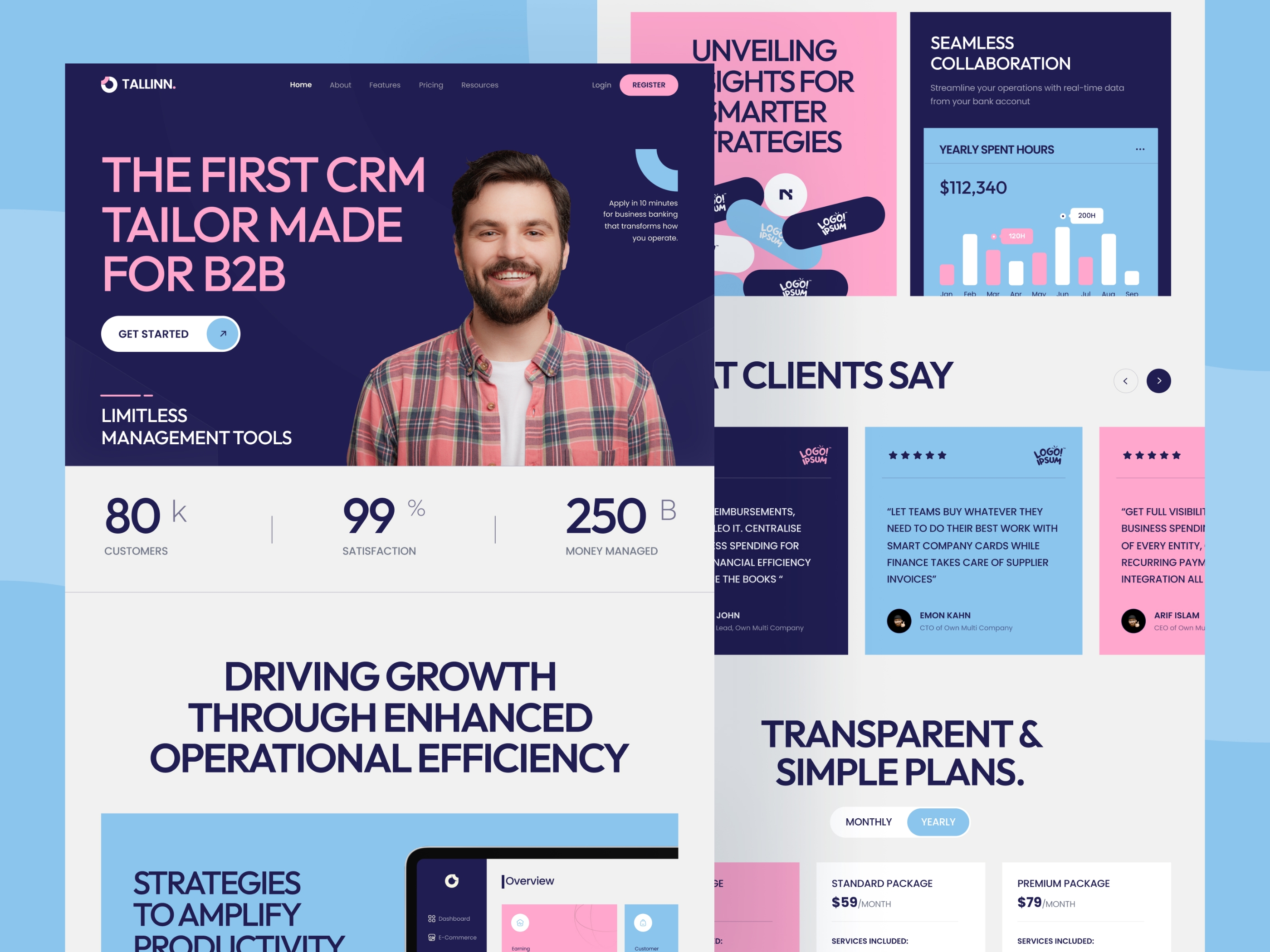 Screenshot of Tallinn website