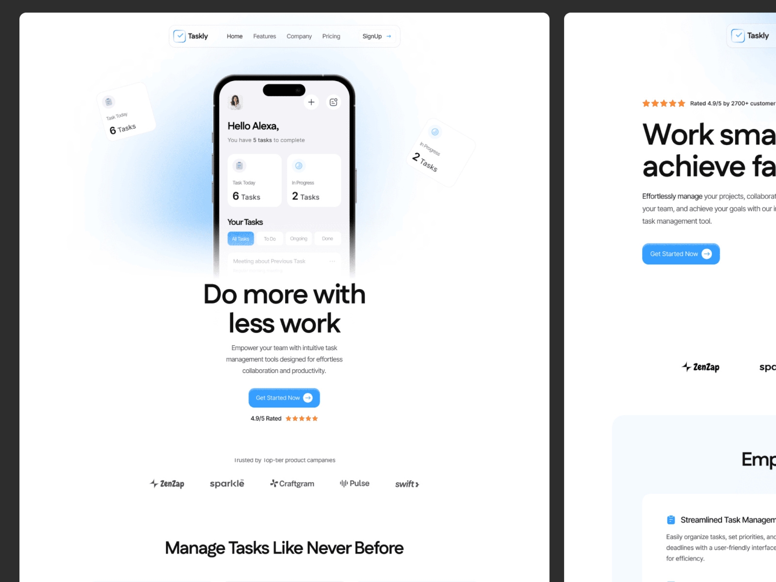 Screenshot 2 of Tasklly