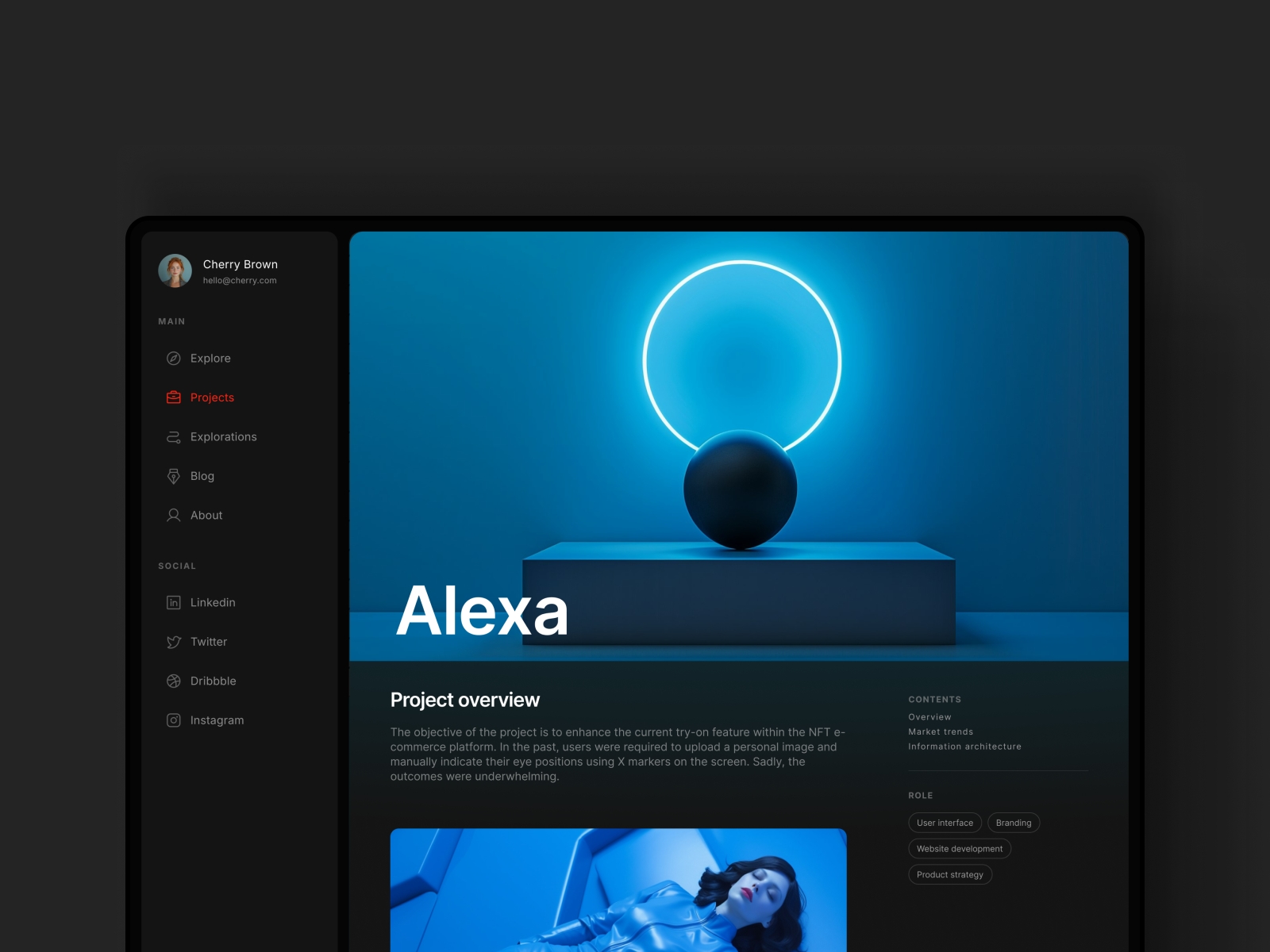 Screenshot 2 of Tdcherfolio