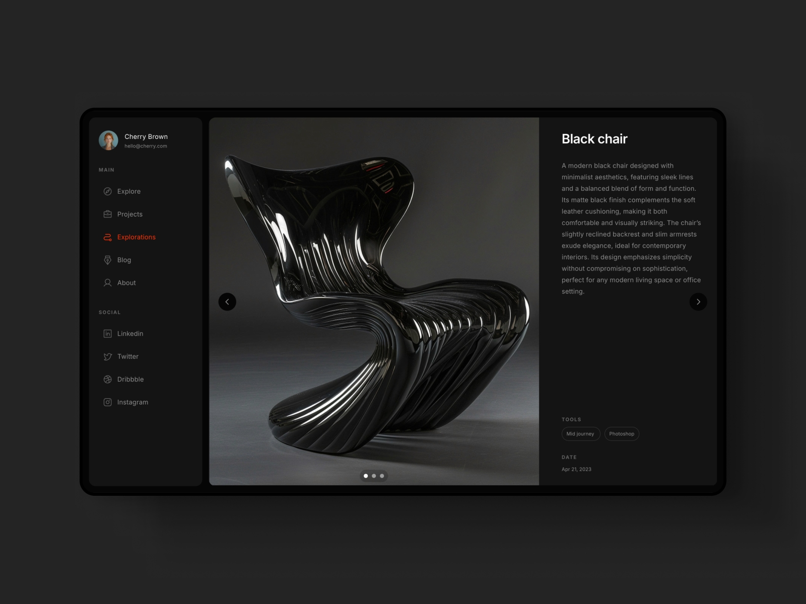 Screenshot 3 of Tdcherfolio