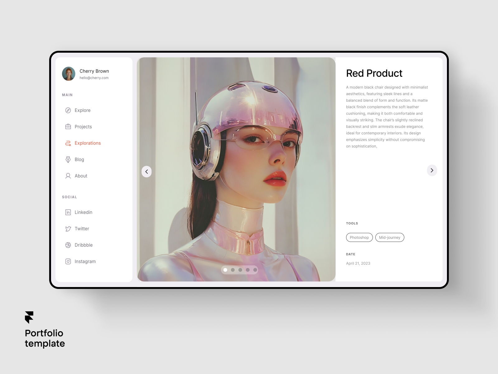 Screenshot 4 of Tdcherfolio