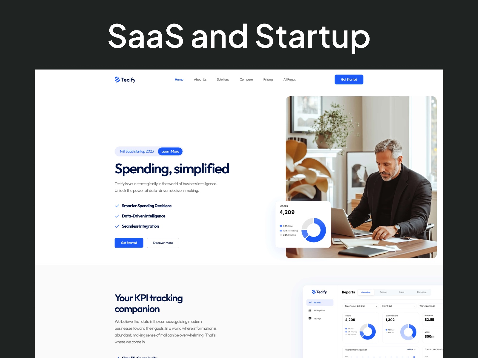 Screenshot of Tecify website