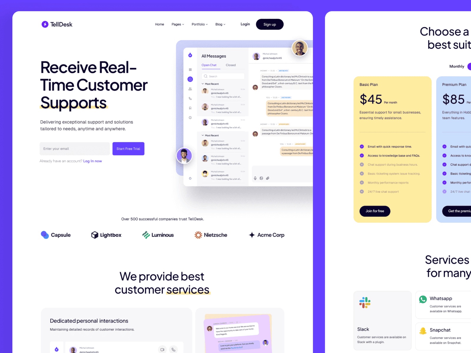 Screenshot 2 of Telldesk
