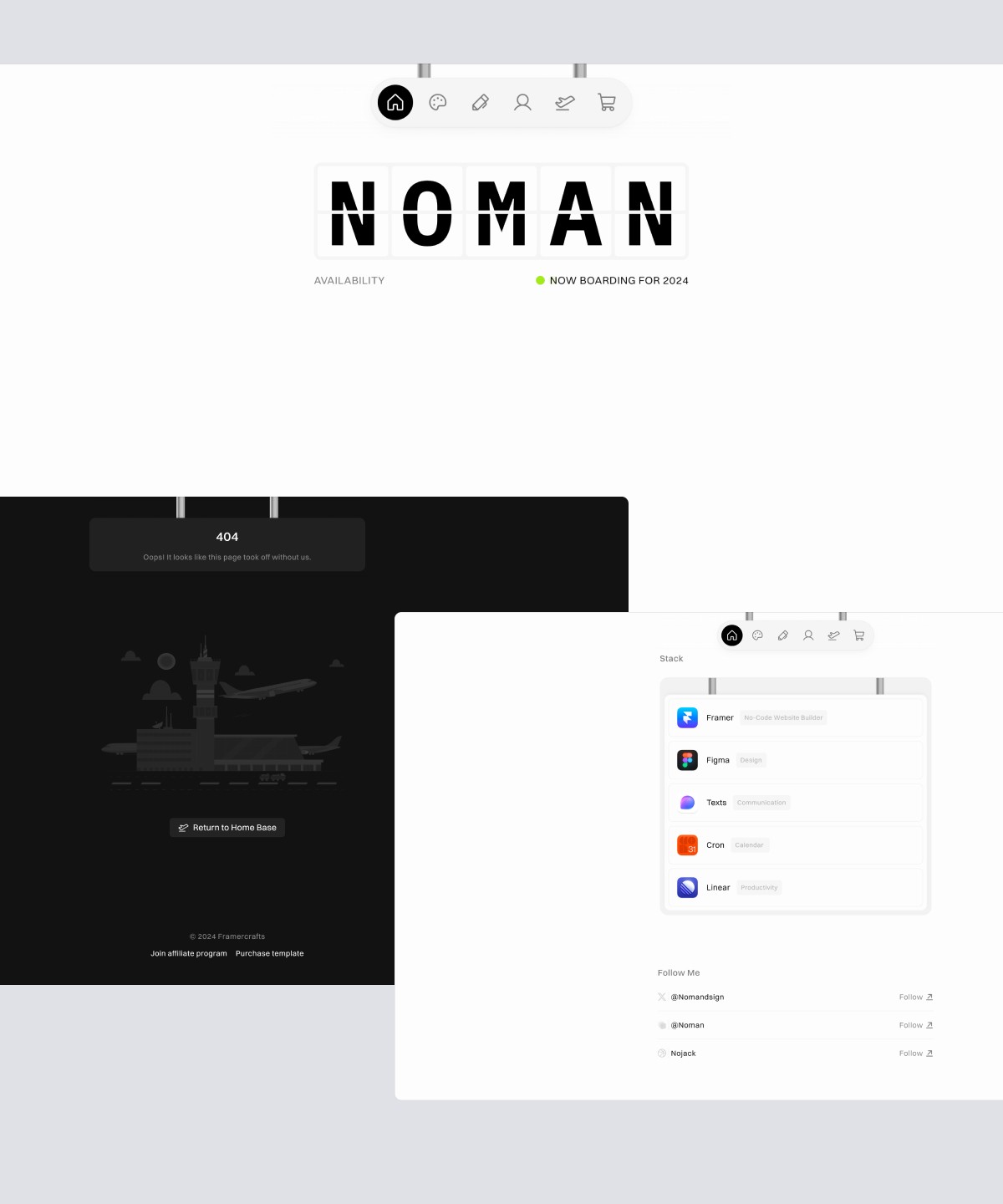 Screenshot of Terminalfolio website