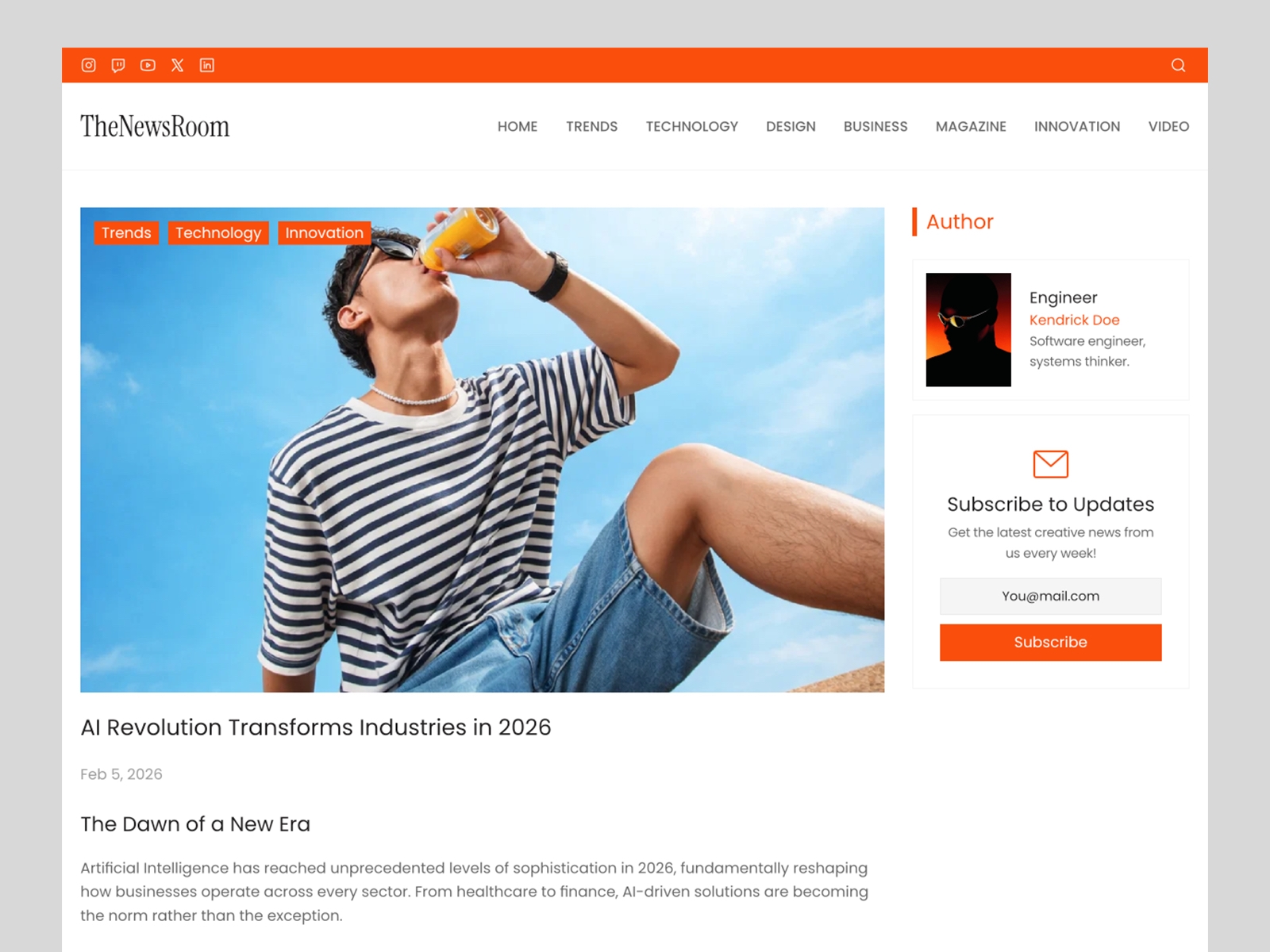 Screenshot 2 of The newsroom