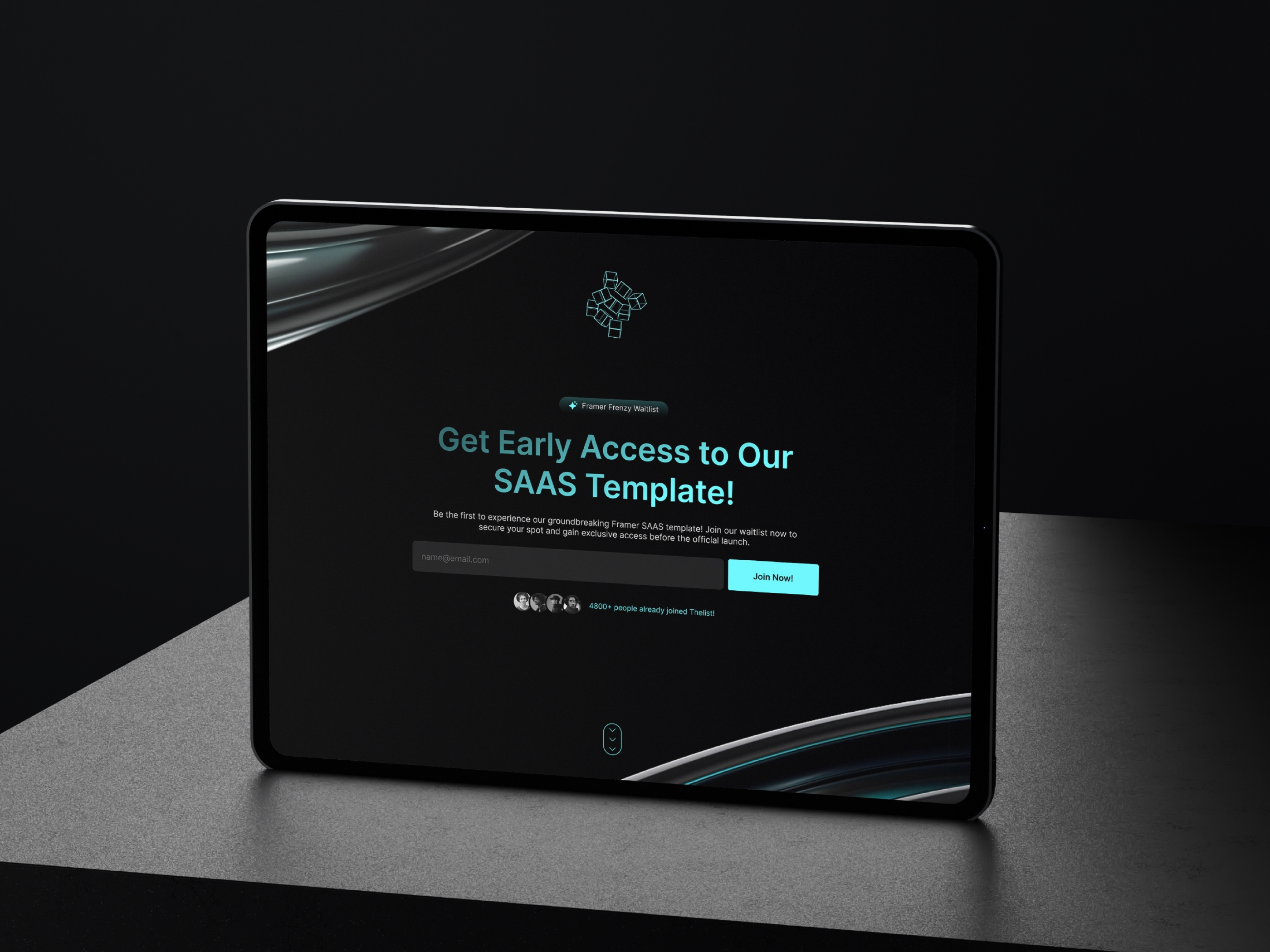 Screenshot of Thelist website
