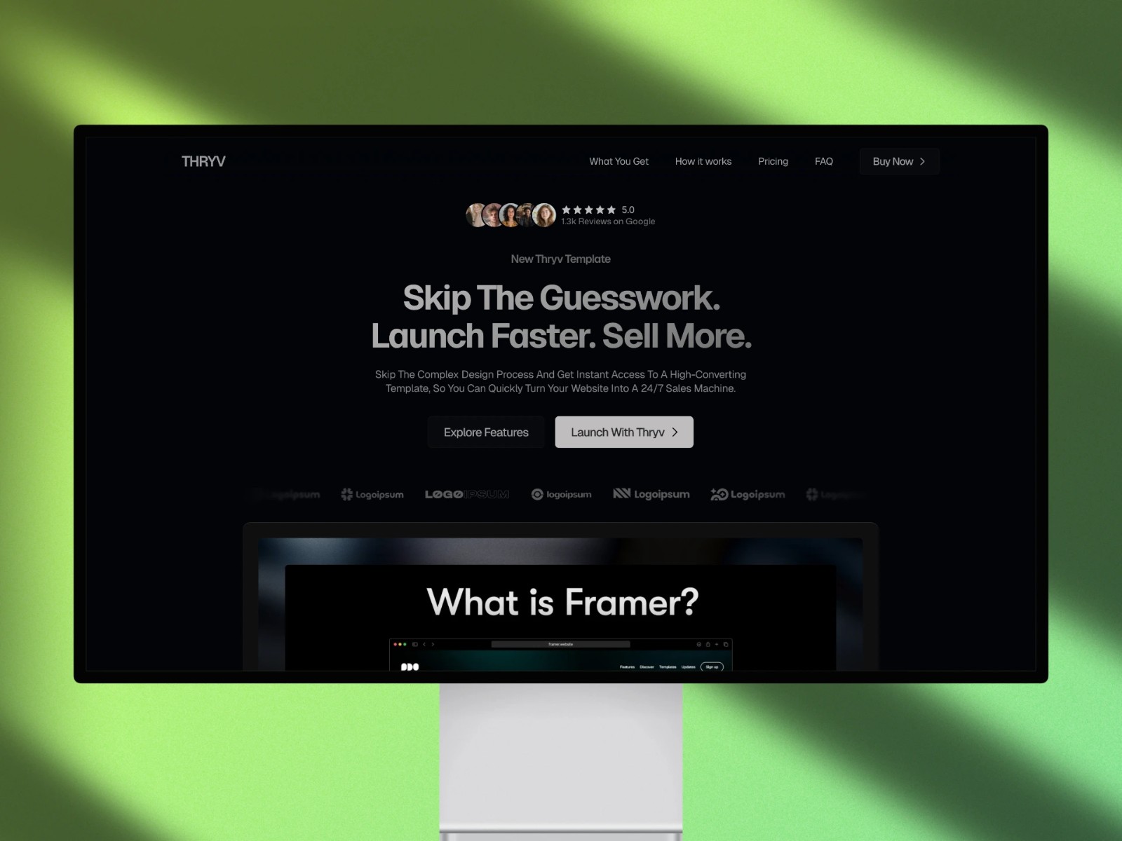 Screenshot of Thryv website
