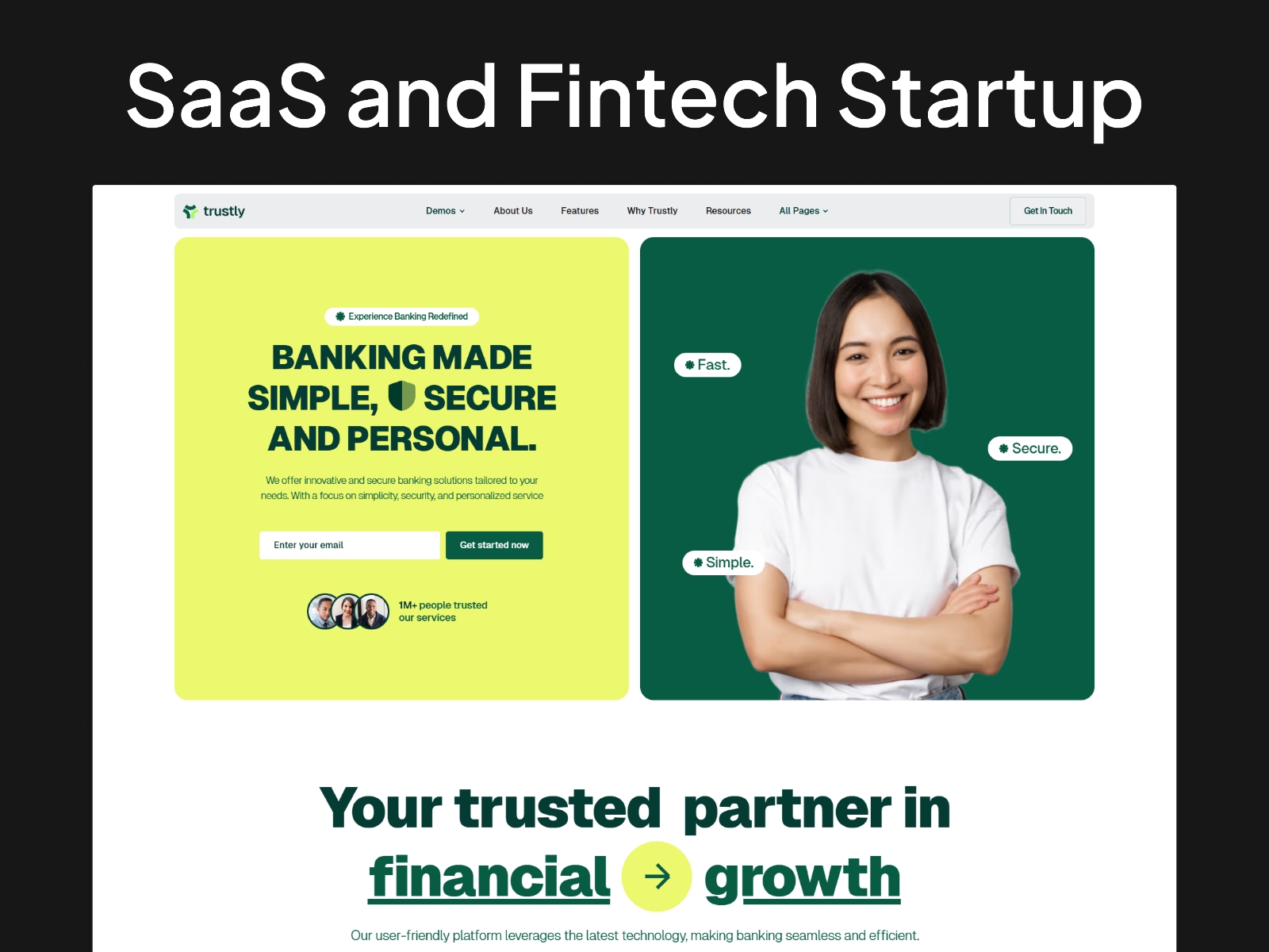 Screenshot of Trustly website