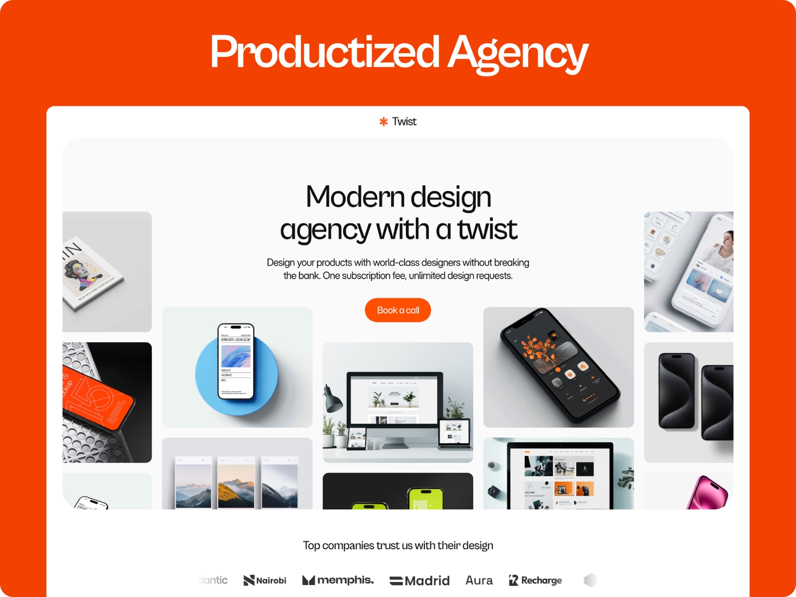 Screenshot of Twist website
