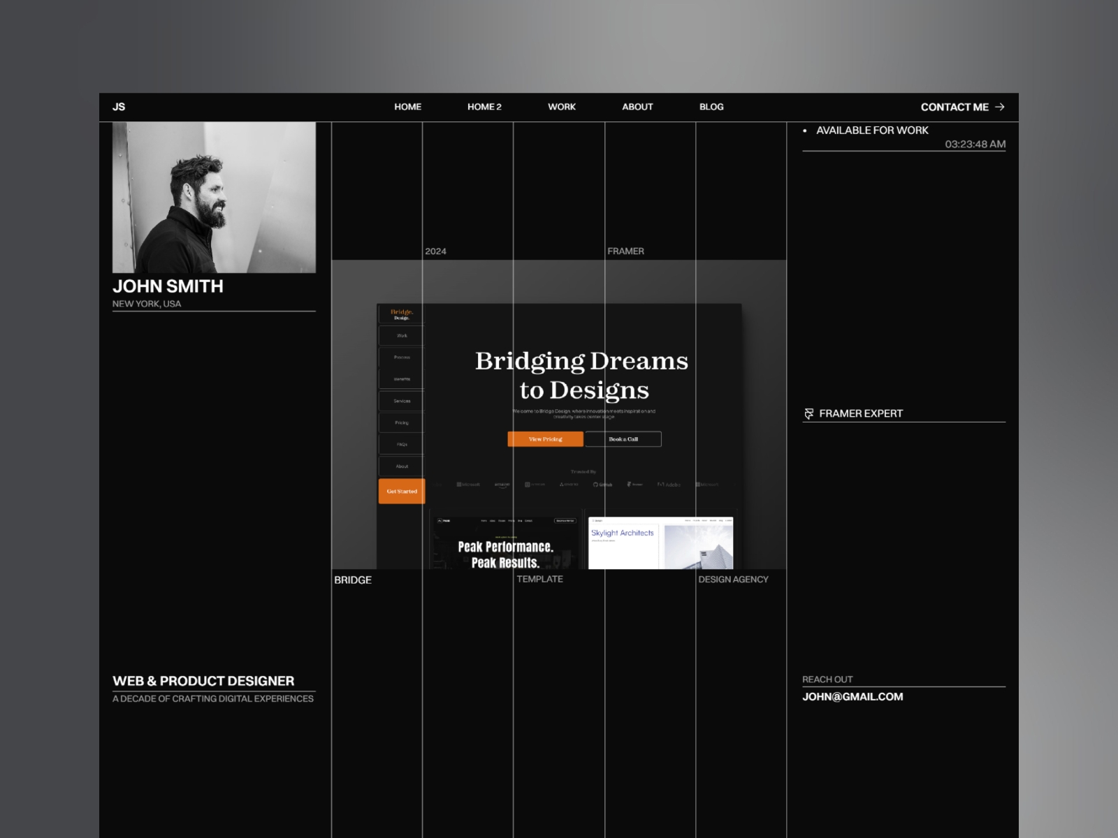 Screenshot of Umbra website