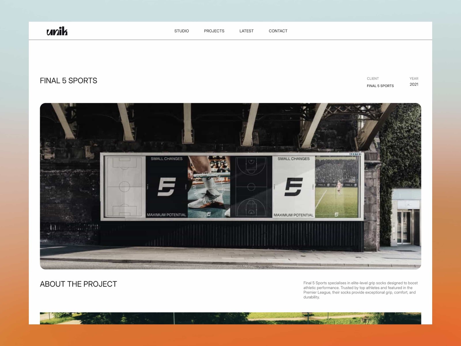 Screenshot 2 of Unik agency template