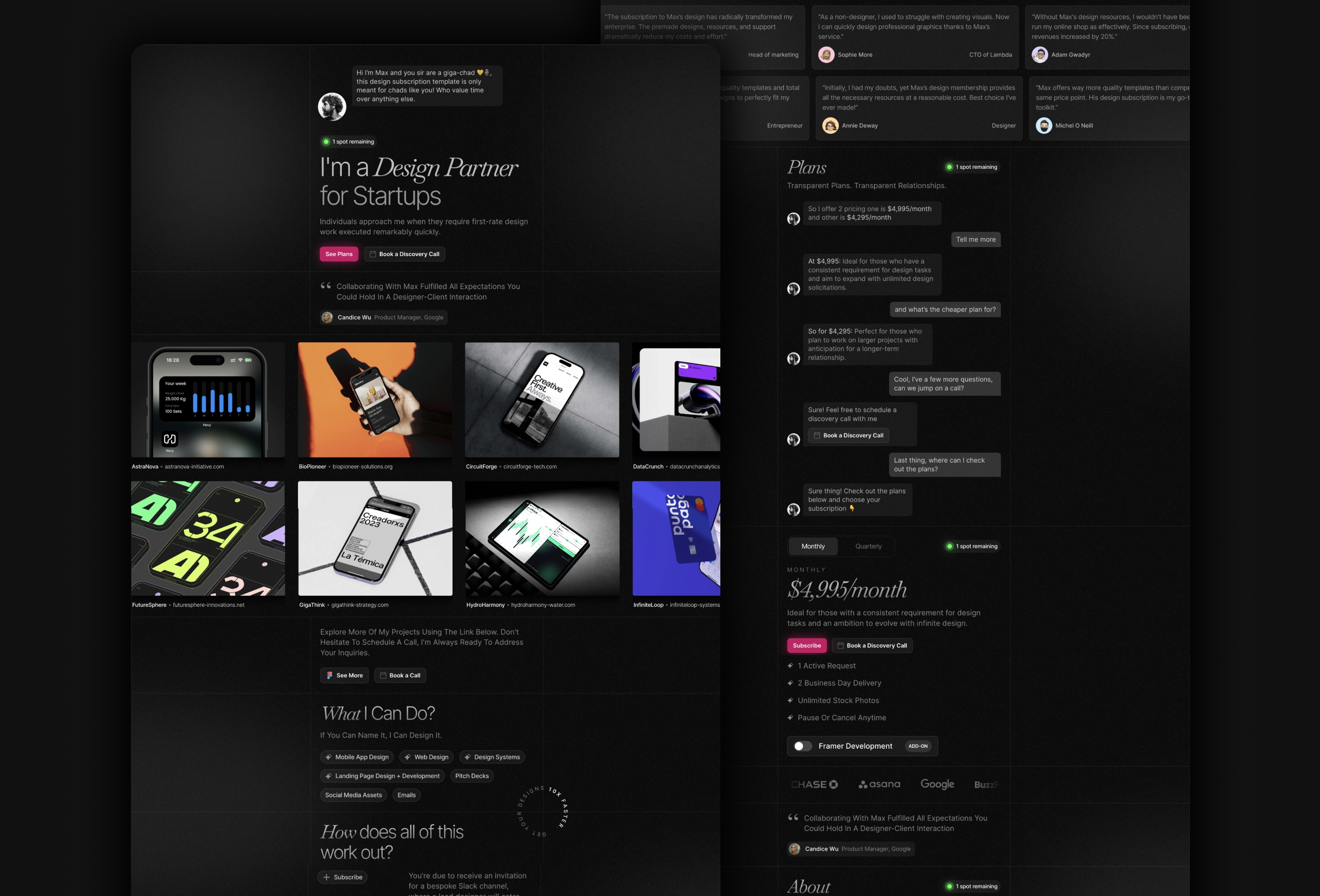 Screenshot 2 of Unlimited productized template