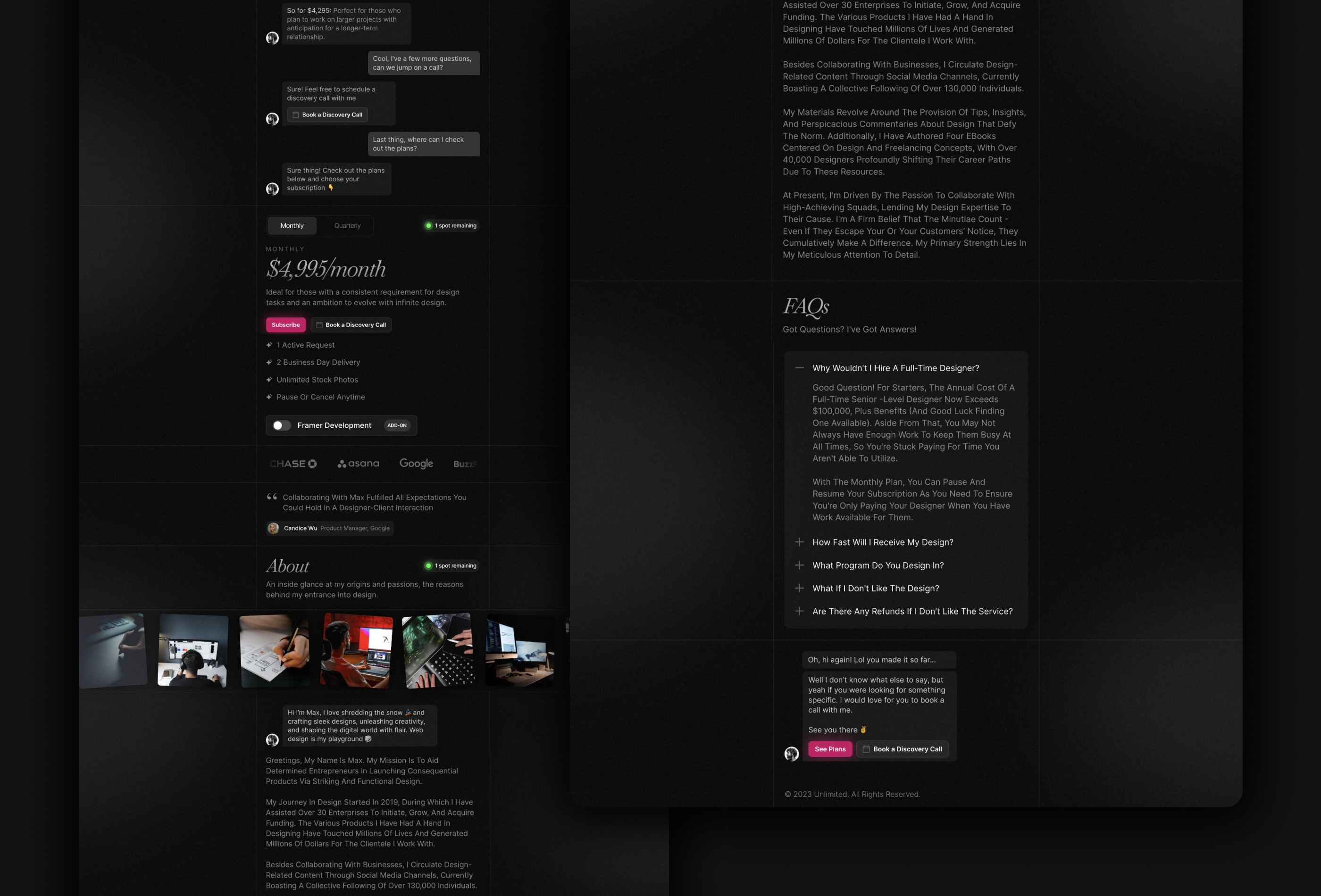 Screenshot 4 of Unlimited productized template