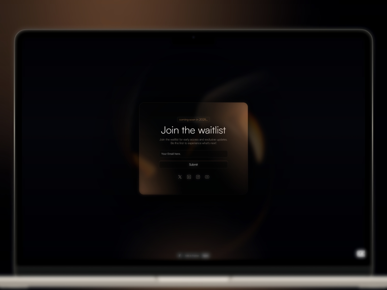 Screenshot of Vaen website