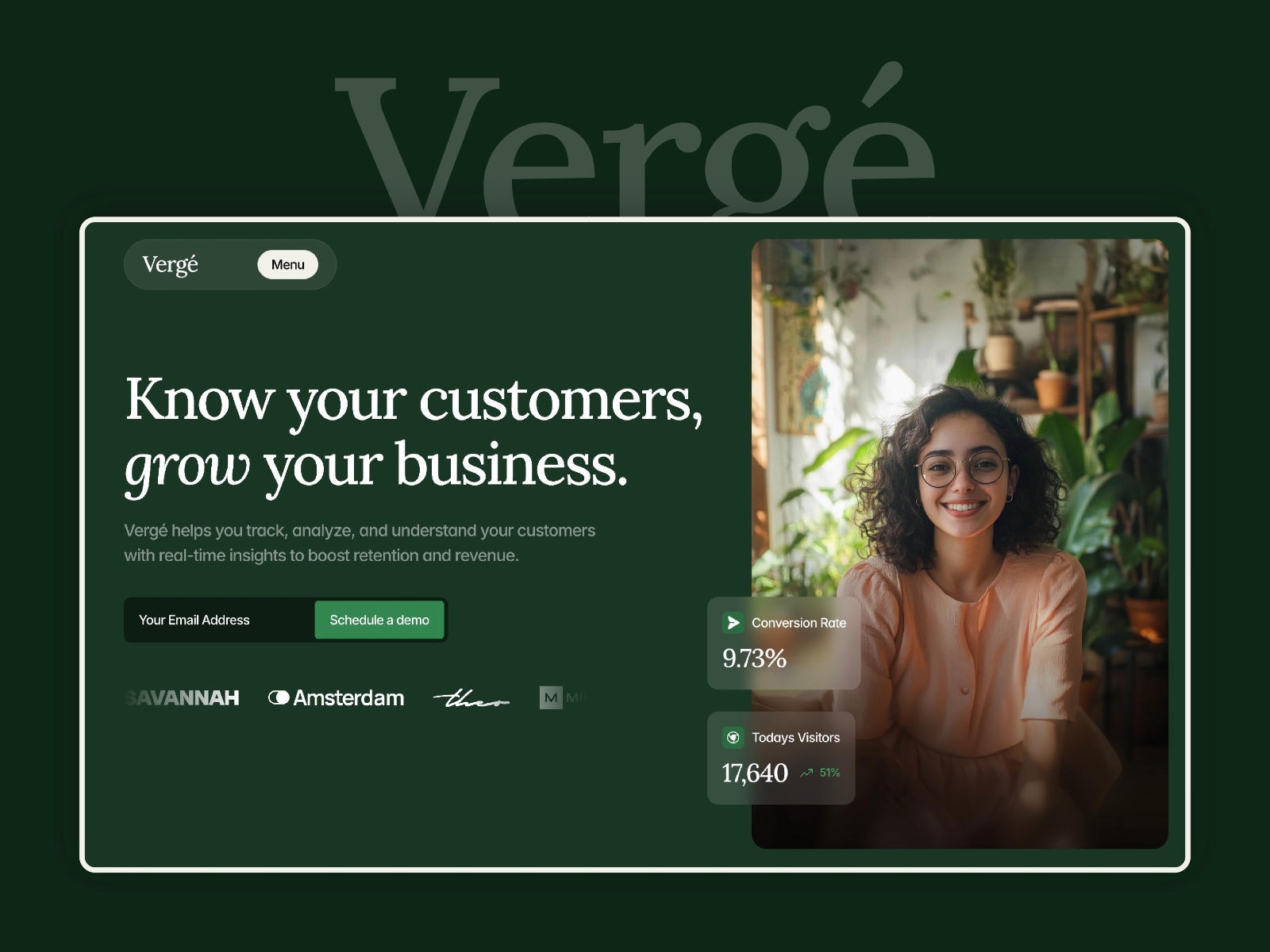 Screenshot of Verge website