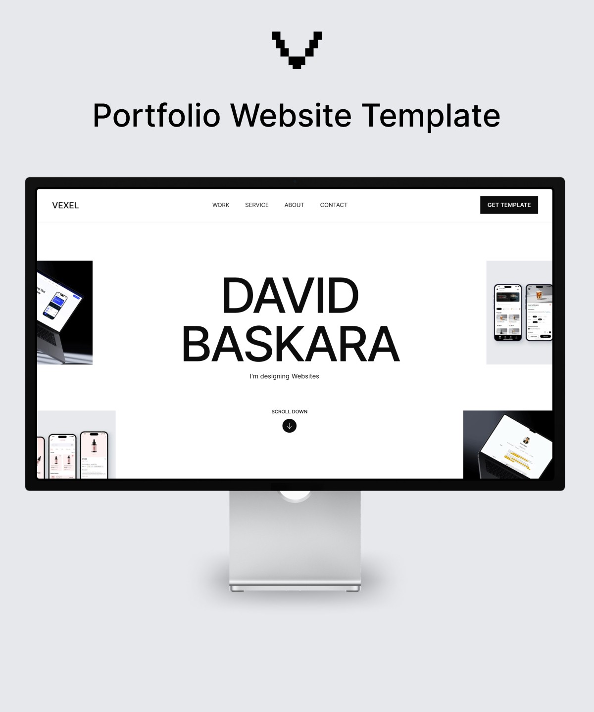 Screenshot of Vexel website