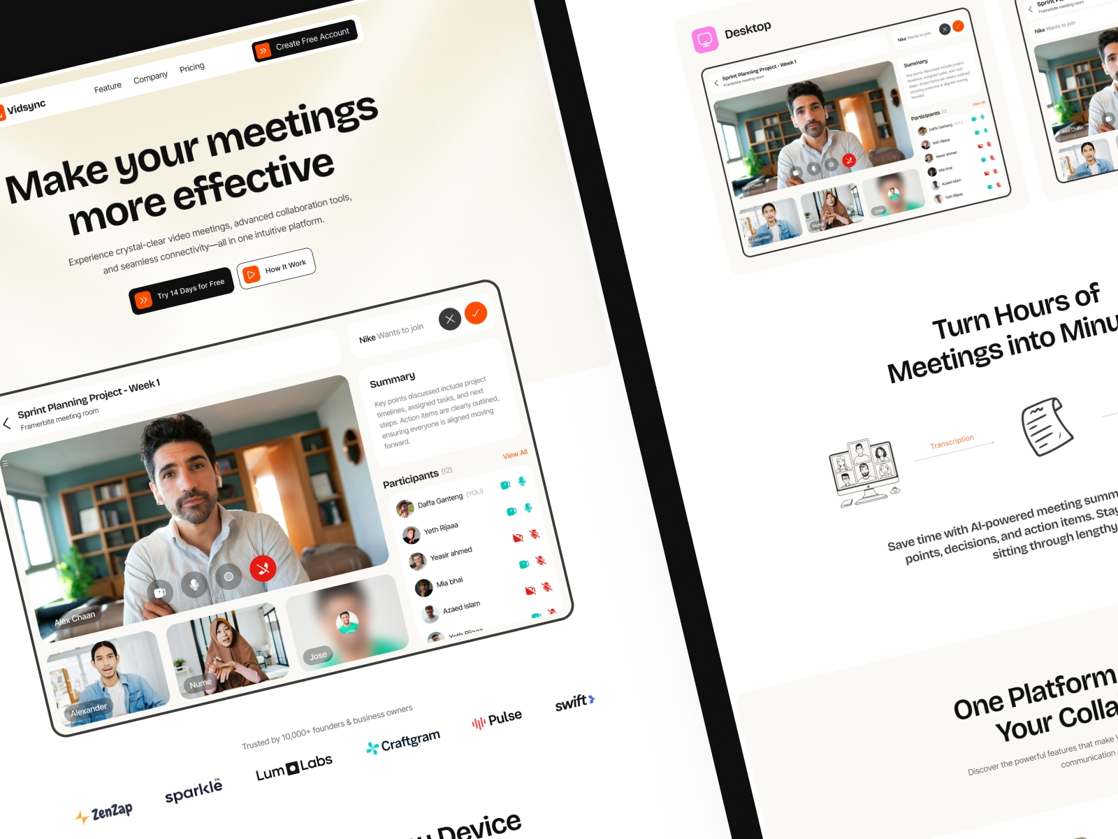Screenshot 2 of Vidsync