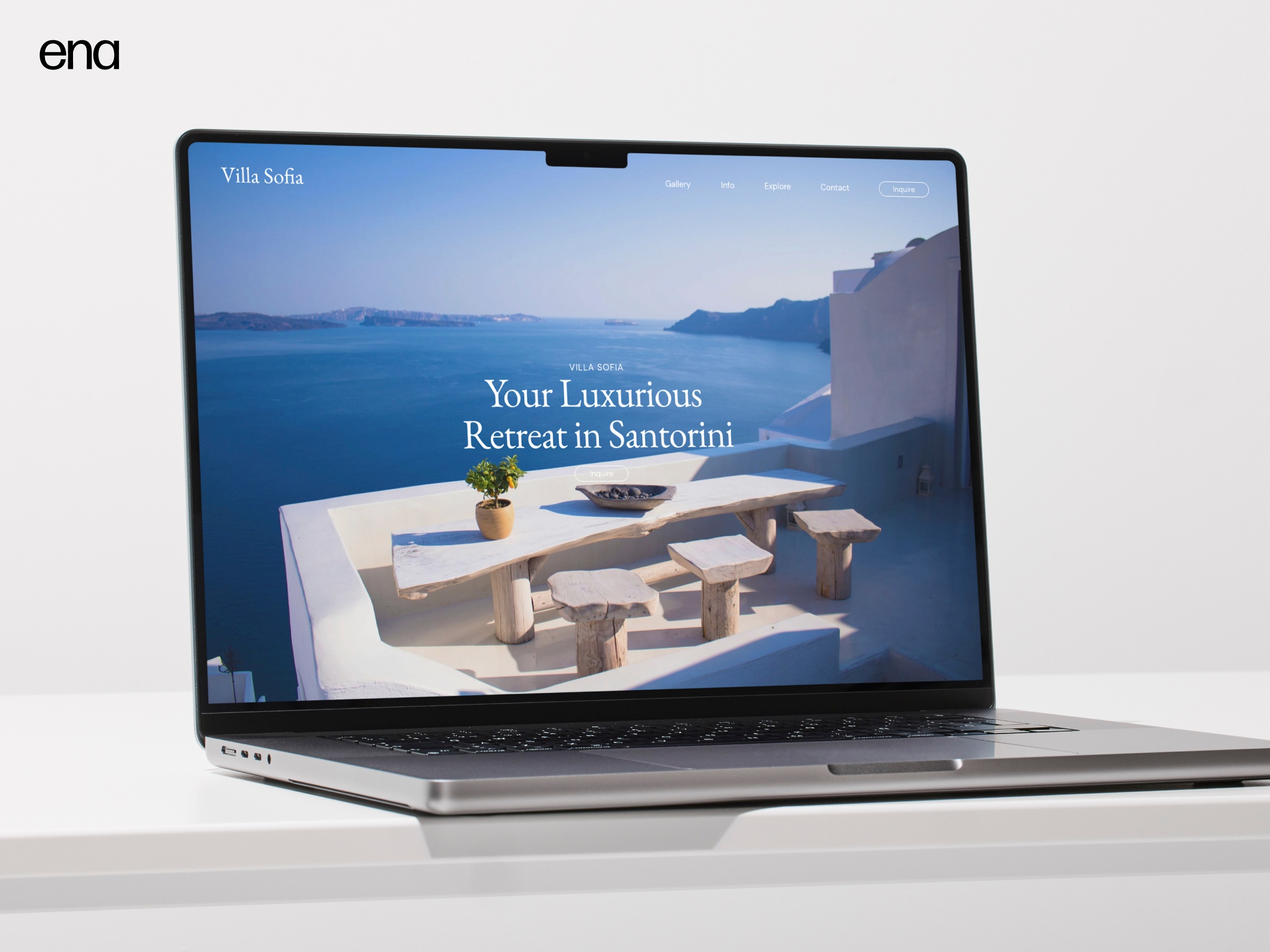Screenshot of Villa sofia website