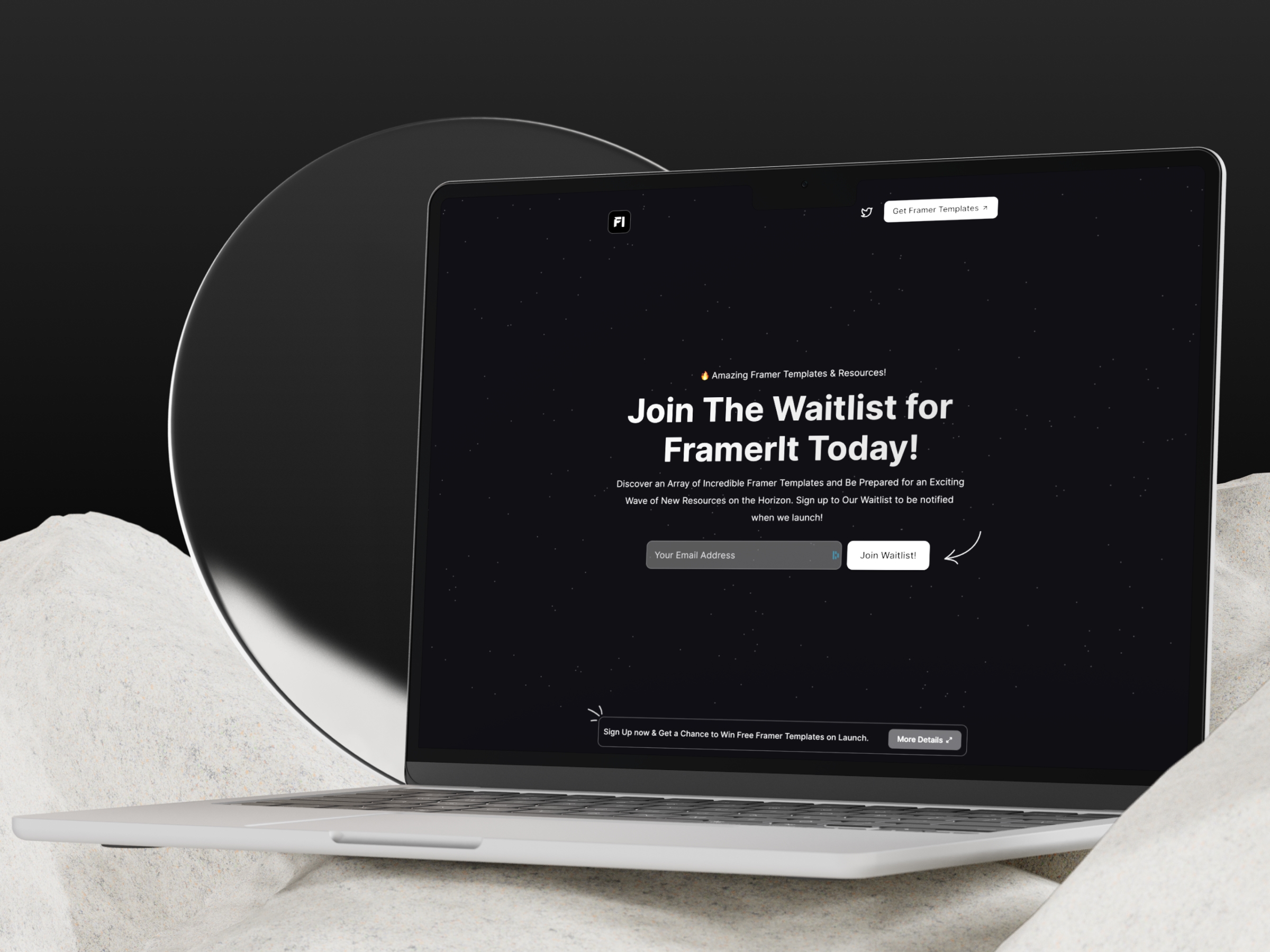 Screenshot of Waitlyst website