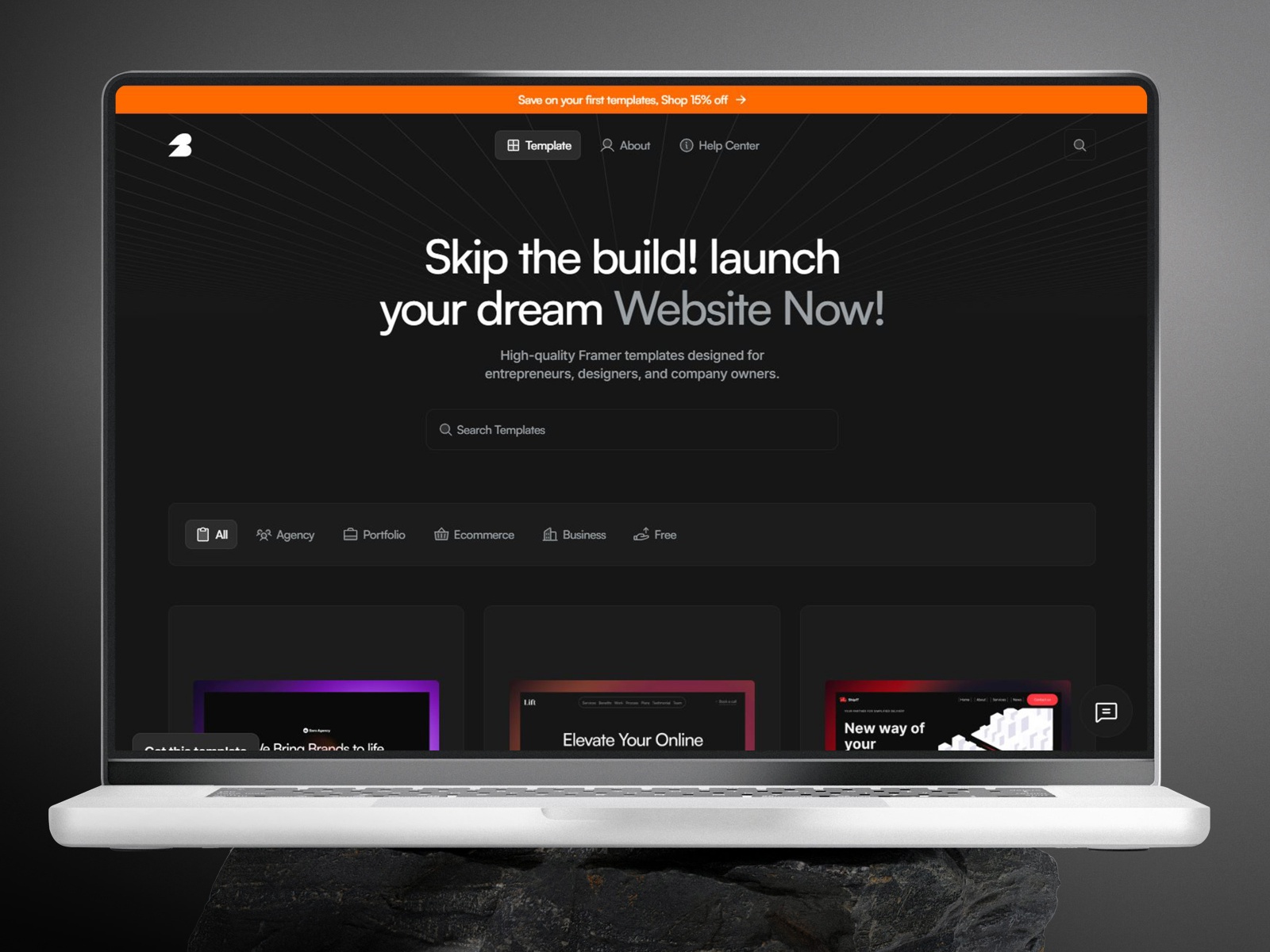 Screenshot of Watchs website