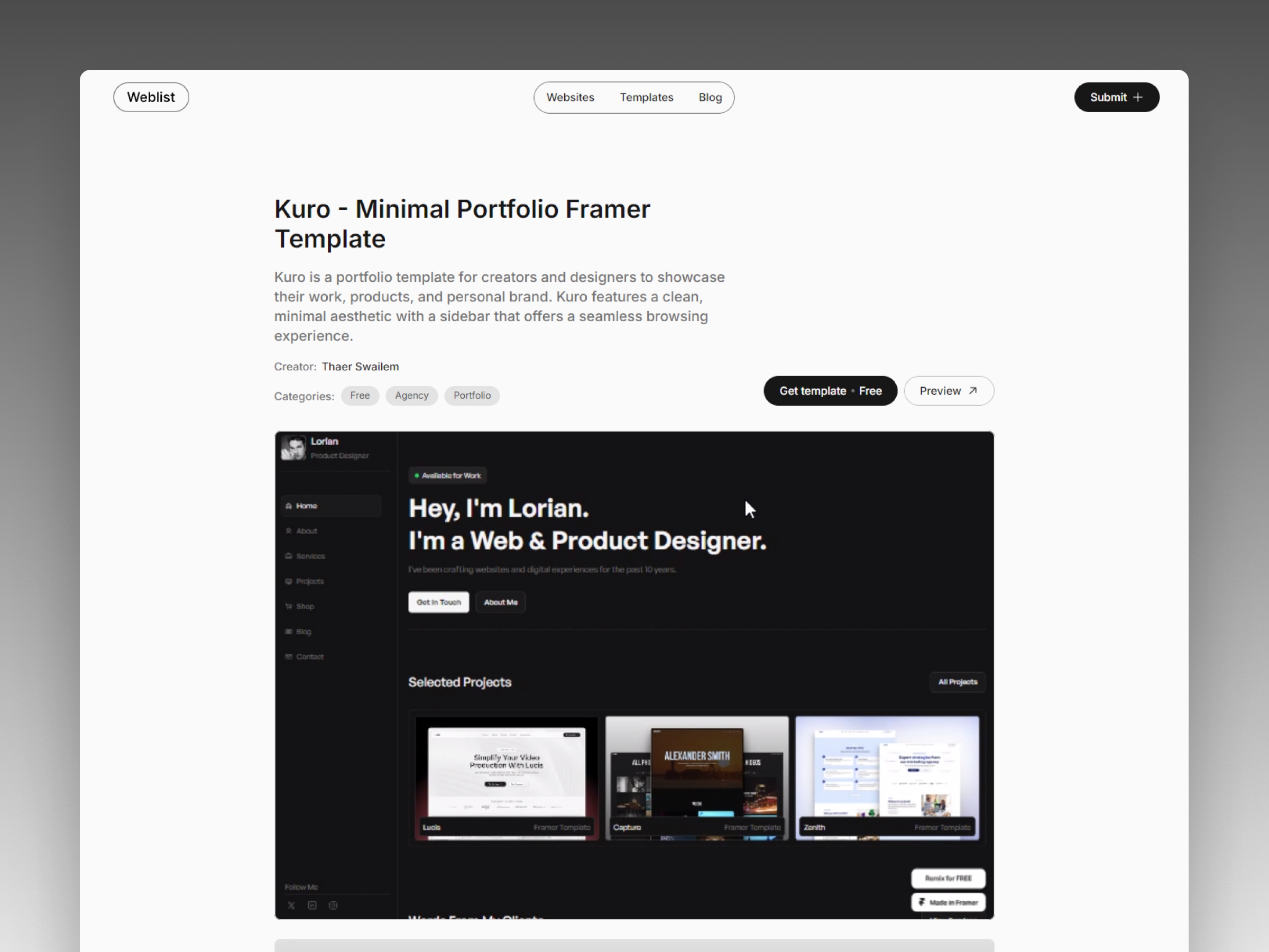 Screenshot 3 of Weblist