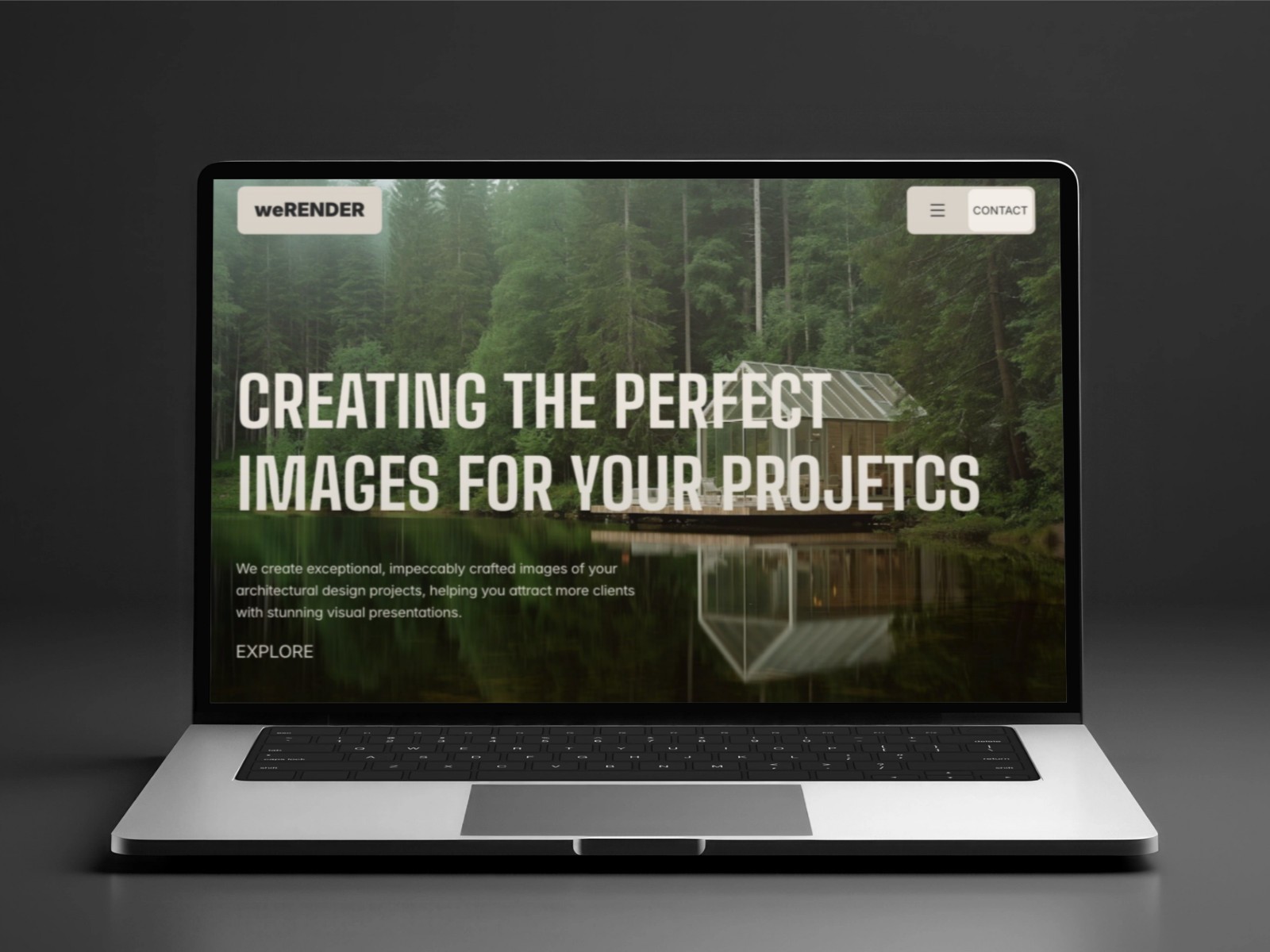 Screenshot of Werender website