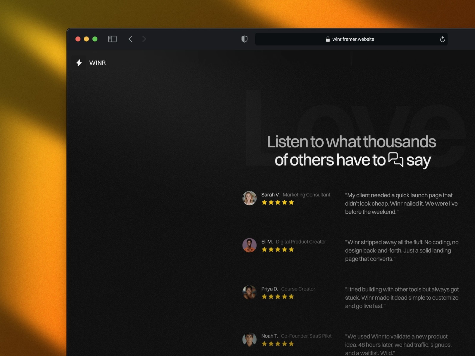 Screenshot 2 of Winr