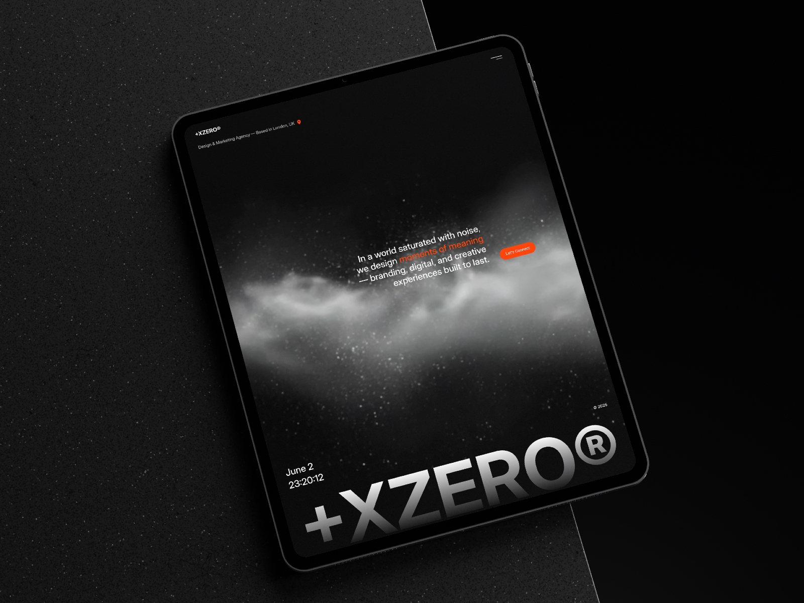 Screenshot of Xzero website