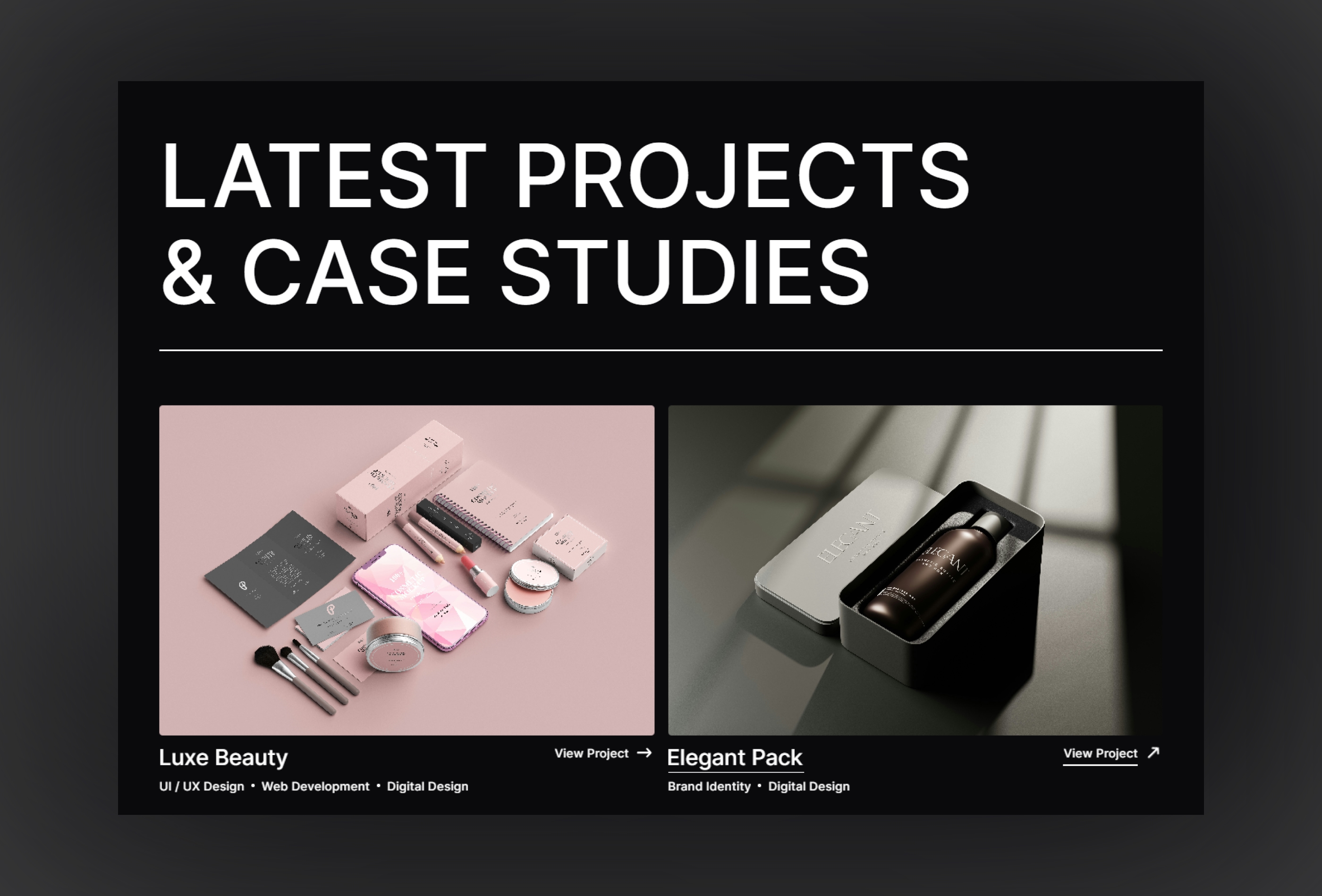 Screenshot 2 of Zenify portfolio template