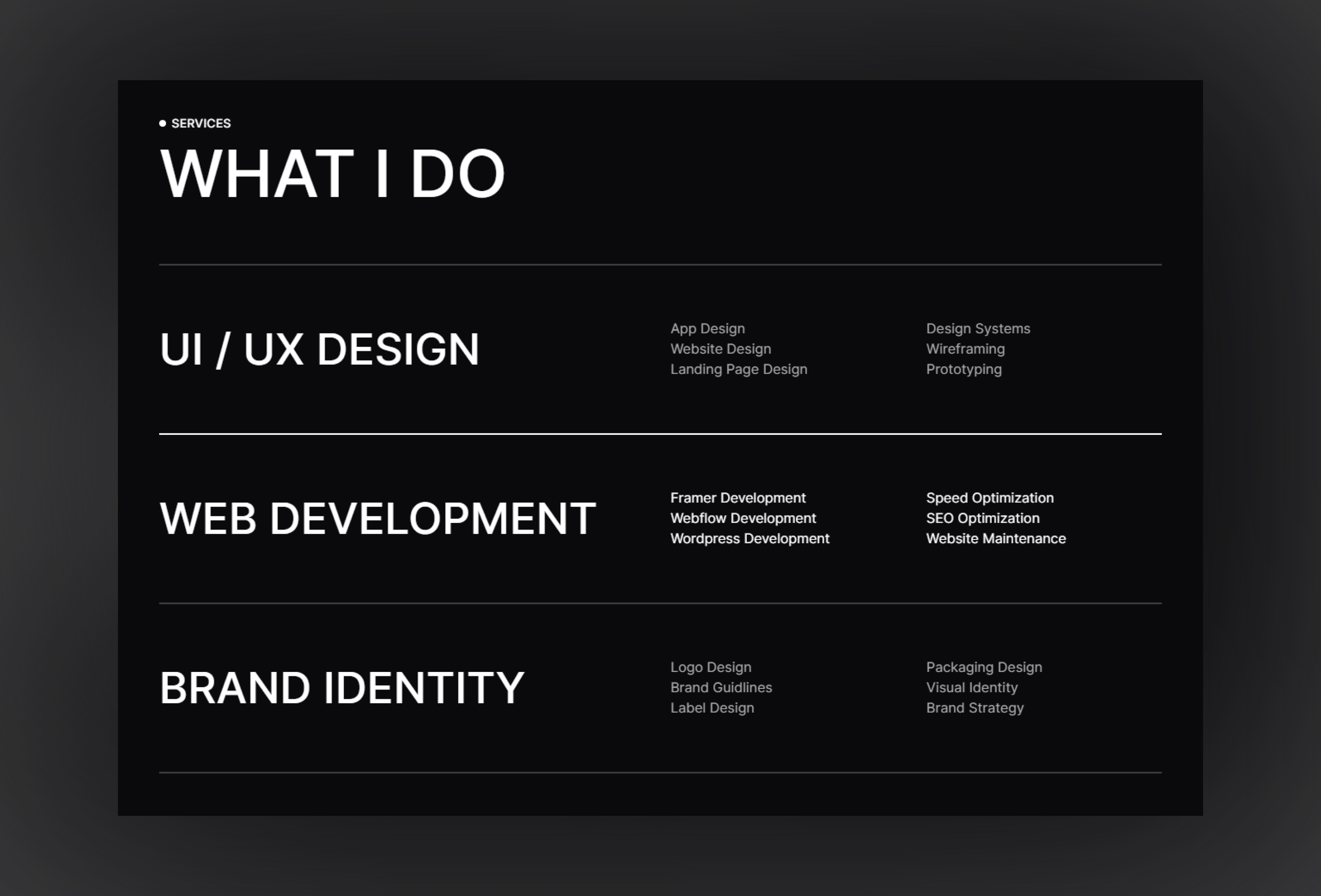 Screenshot 3 of Zenify portfolio template