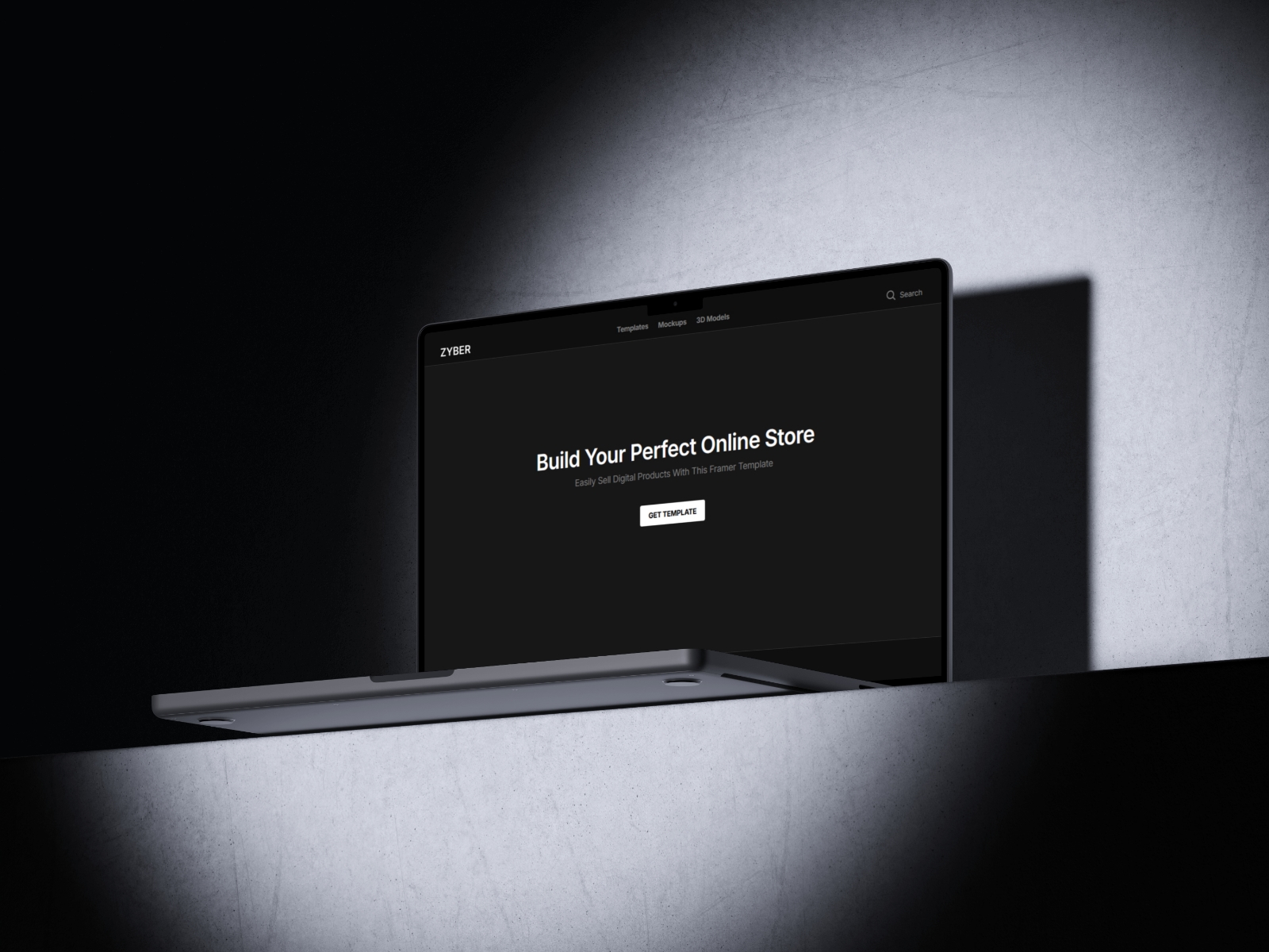 Screenshot of Zyber website